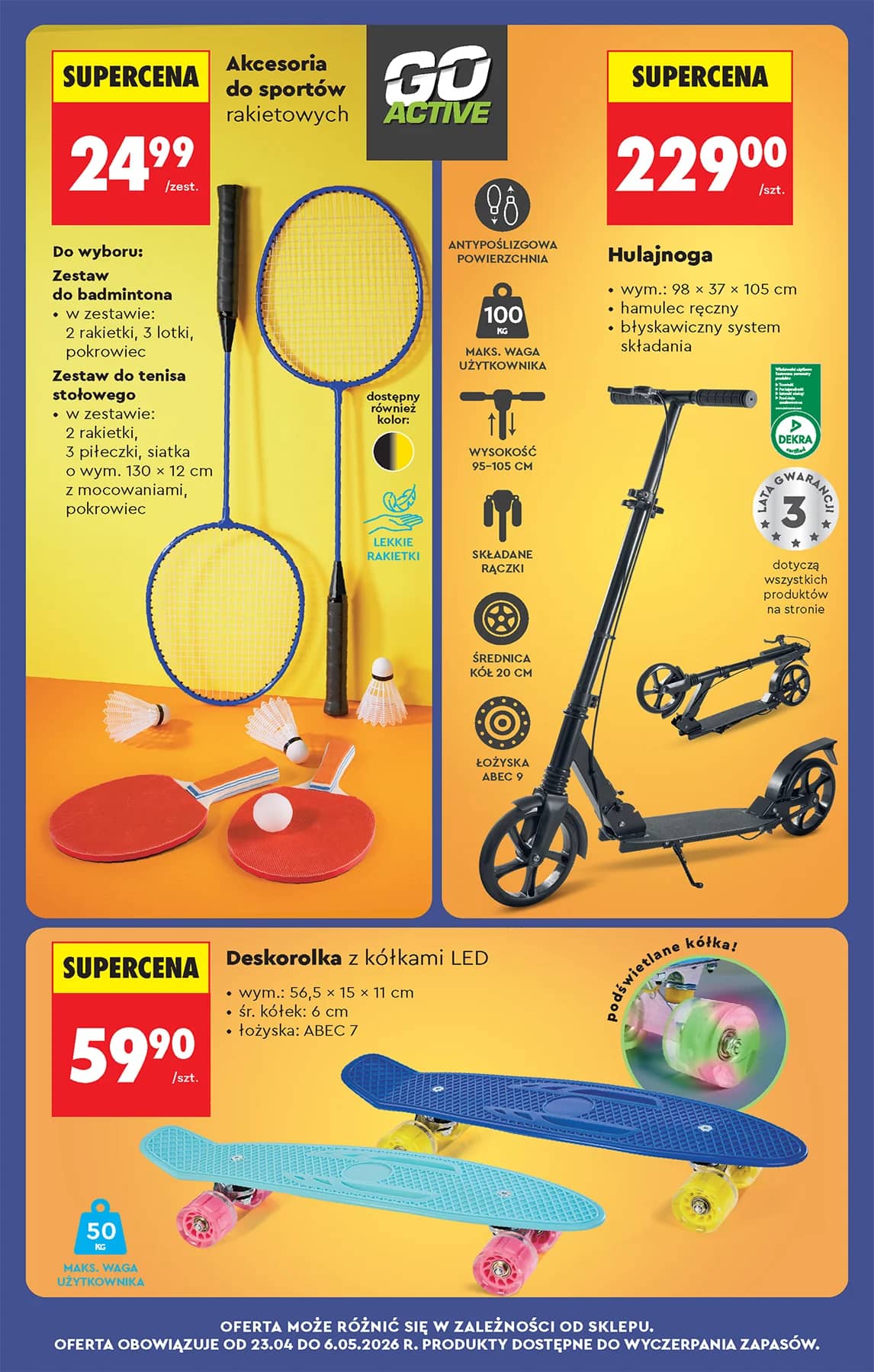 Biedronka - Codziennie niskie ceny P - oferta od 23.04 89 puslapis