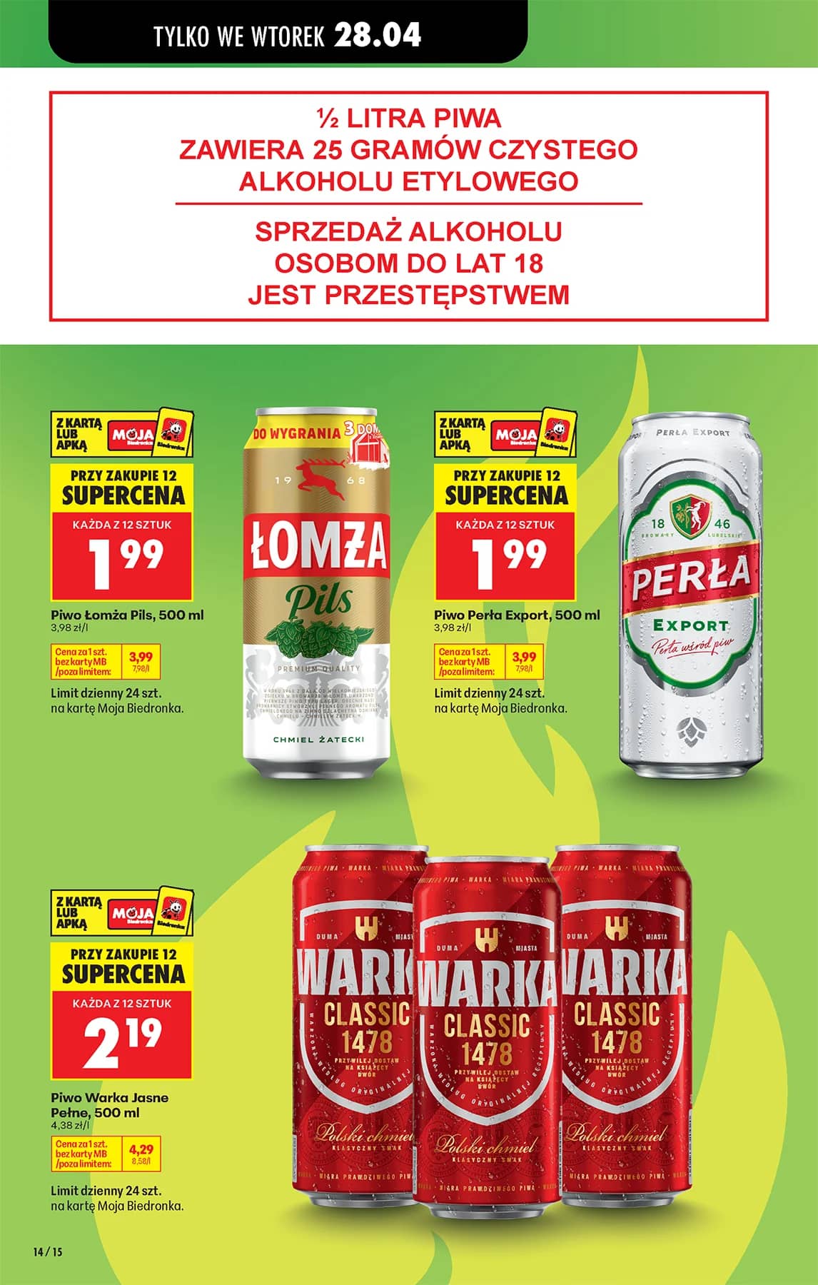 Biedronka - Biedronki niskie ceny P oferta od 27.04 30 puslapis