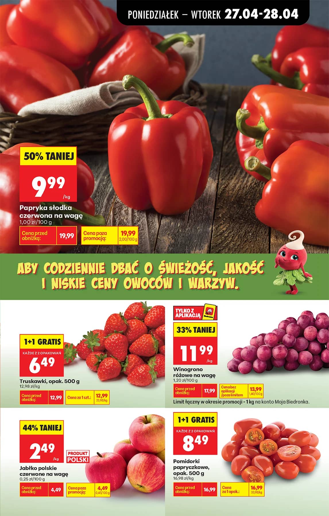 Biedronka - Biedronki niskie ceny P oferta od 27.04 49 puslapis