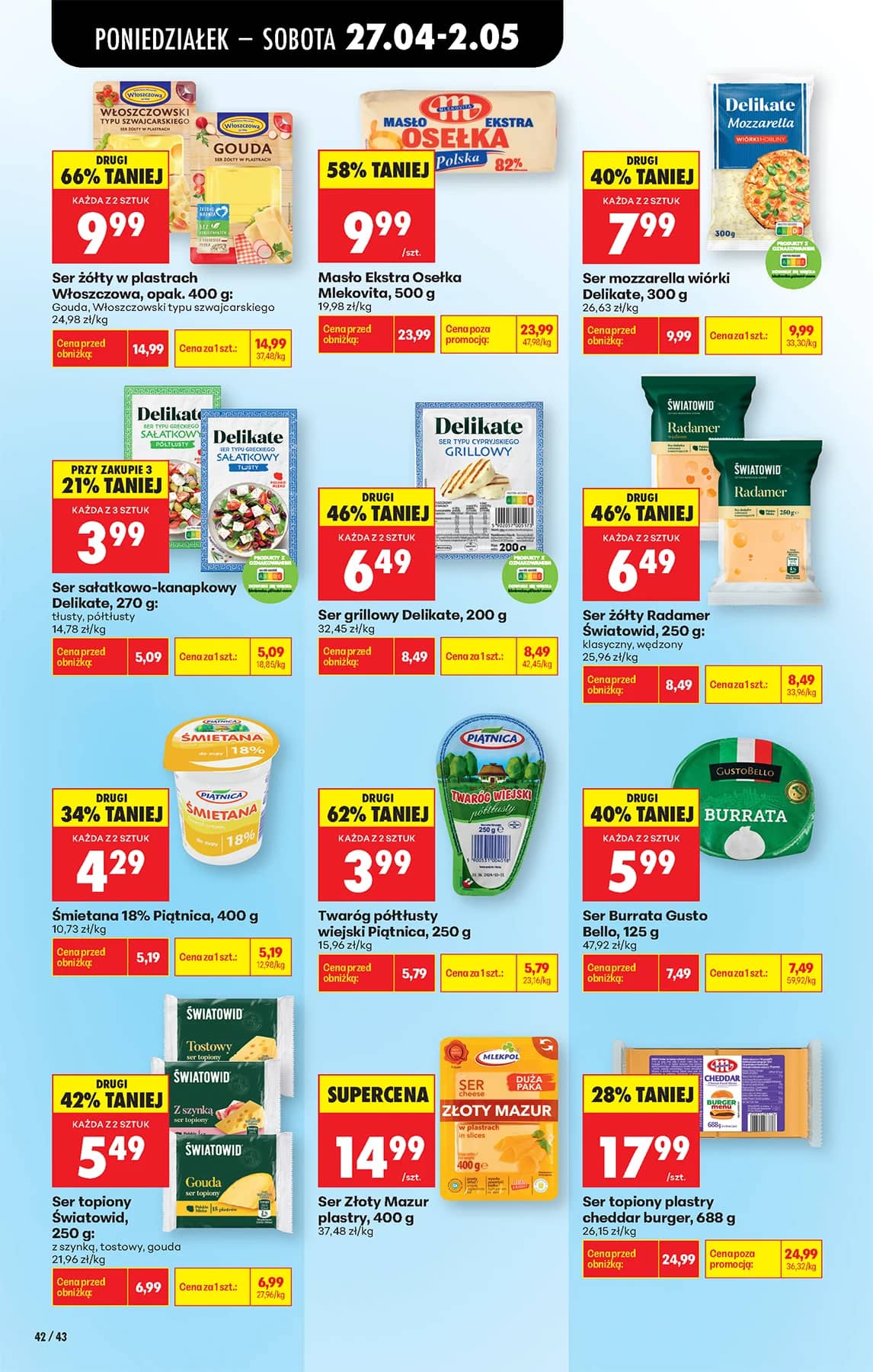 Biedronka - Biedronki niskie ceny P oferta od 27.04 60 puslapis