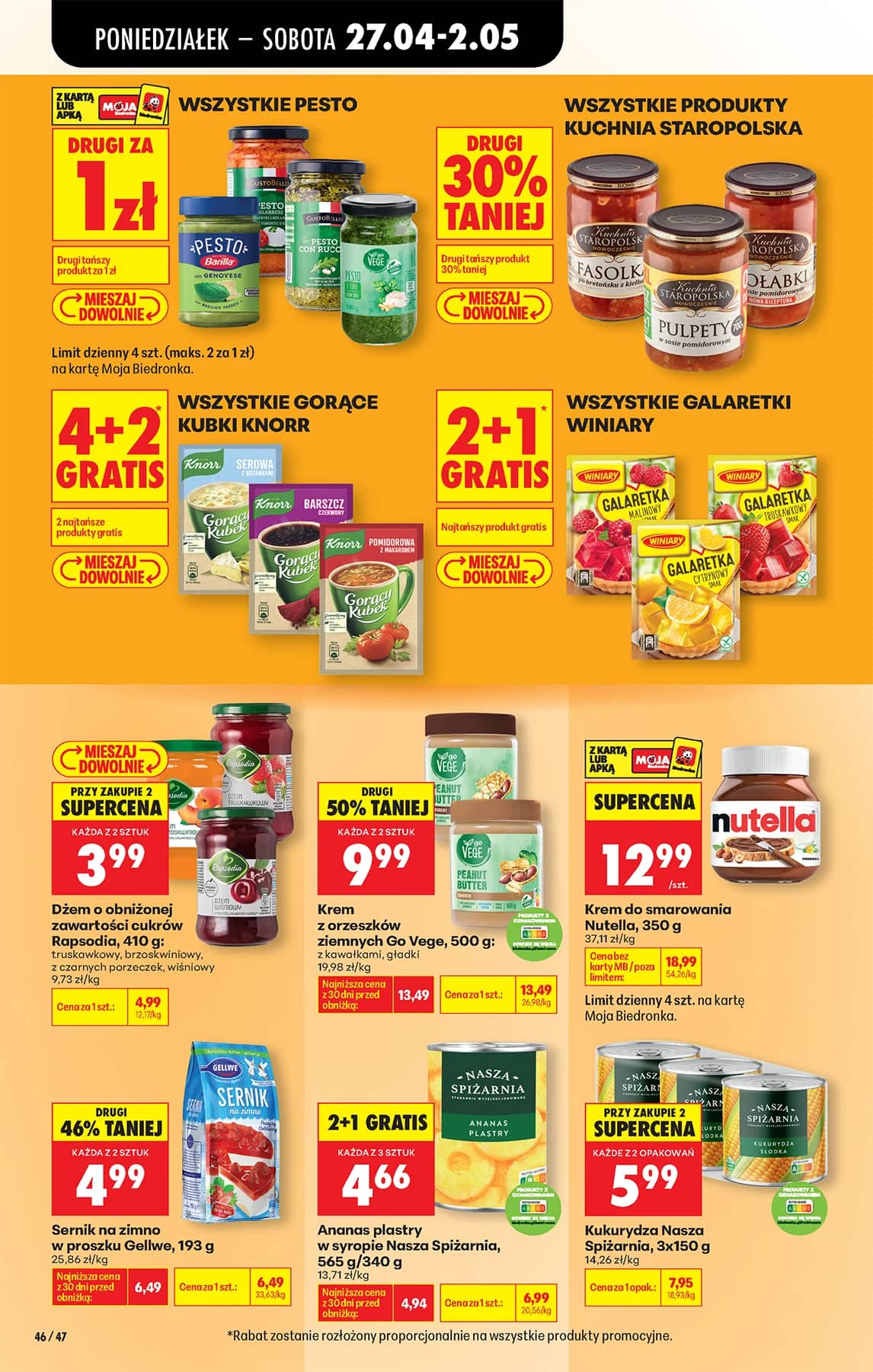 Biedronka - Biedronki niskie ceny P oferta od 27.04 64 puslapis