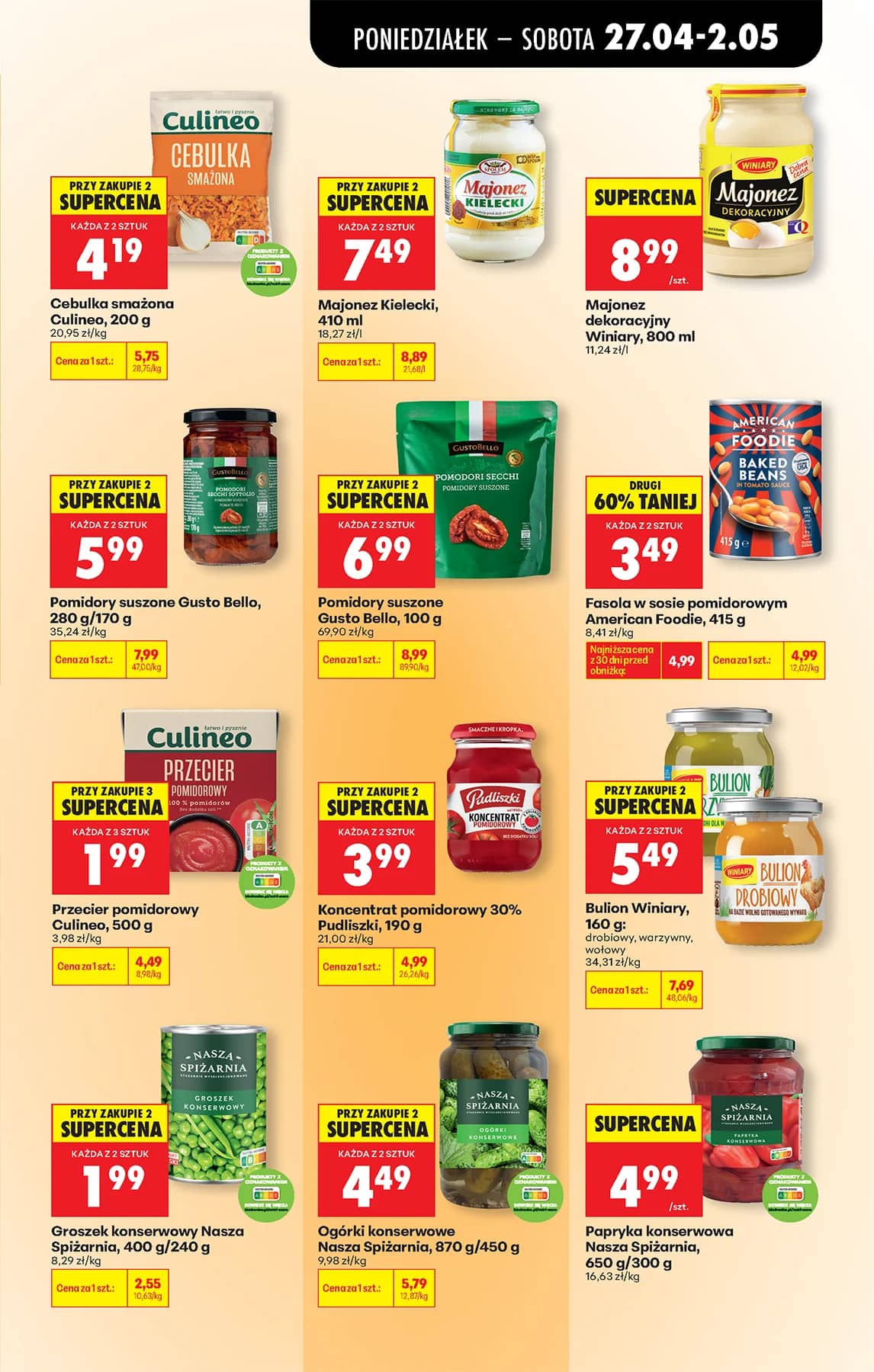 Biedronka - Biedronki niskie ceny P oferta od 27.04 65 puslapis