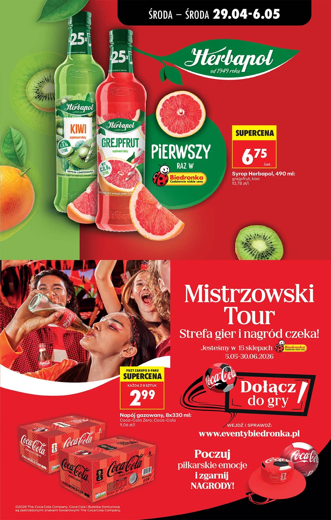 Biedronka - Codziennie niskie ceny P - oferta od 29.04 19 puslapis