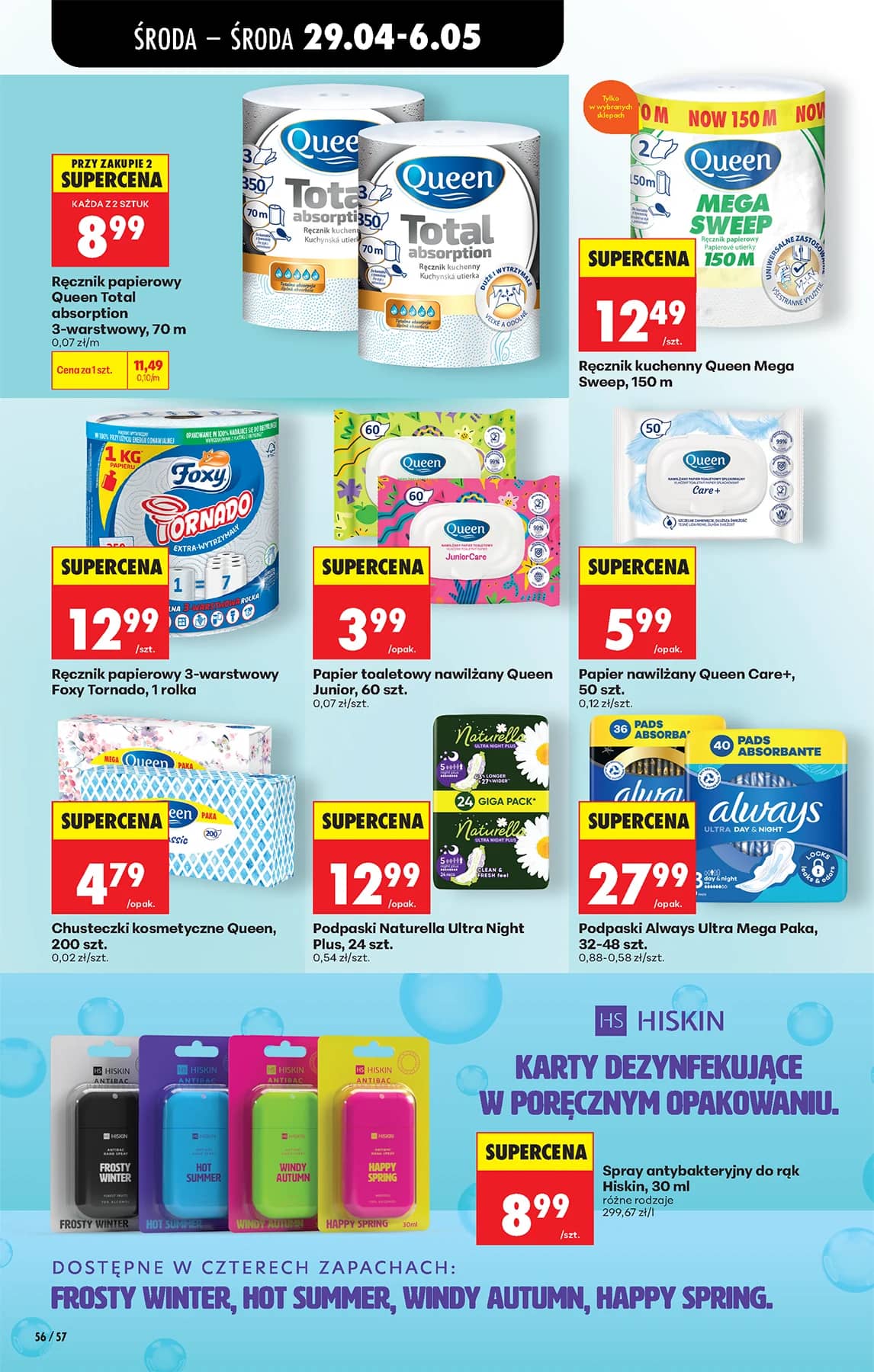 Biedronka - Codziennie niskie ceny P - oferta od 29.04 25 puslapis