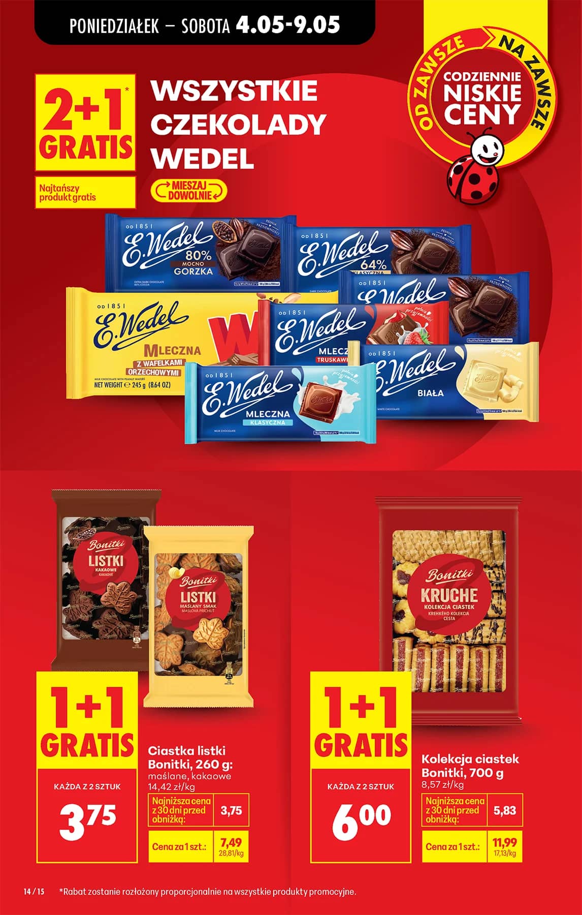 Biedronka - Codziennie niskie ceny P - oferta od 04.05 14 puslapis