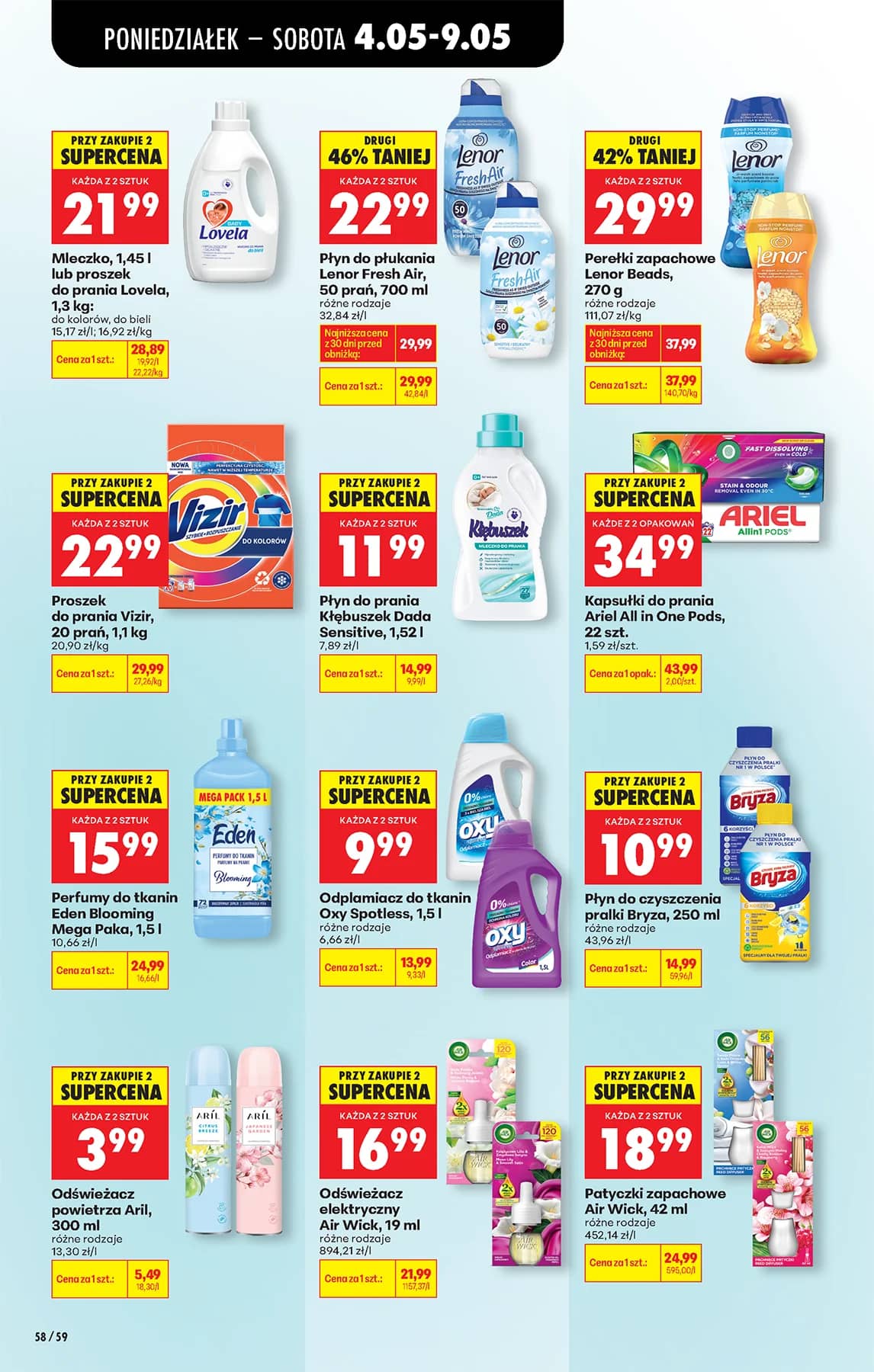 Biedronka - Codziennie niskie ceny P - oferta od 04.05 68 puslapis