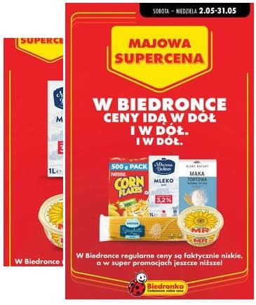 Biedronka - Majowa supercena - od 02.05 2026-05-05 – 2026-05-31