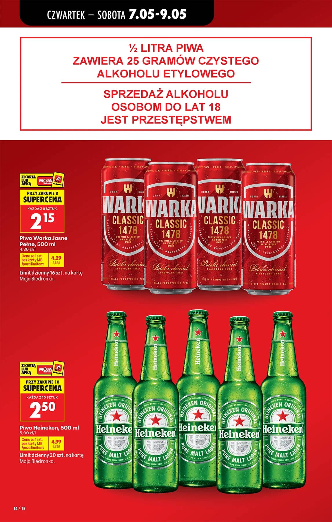 Biedronka - Codziennie niskie ceny P - oferta od 7.05 16 puslapis
