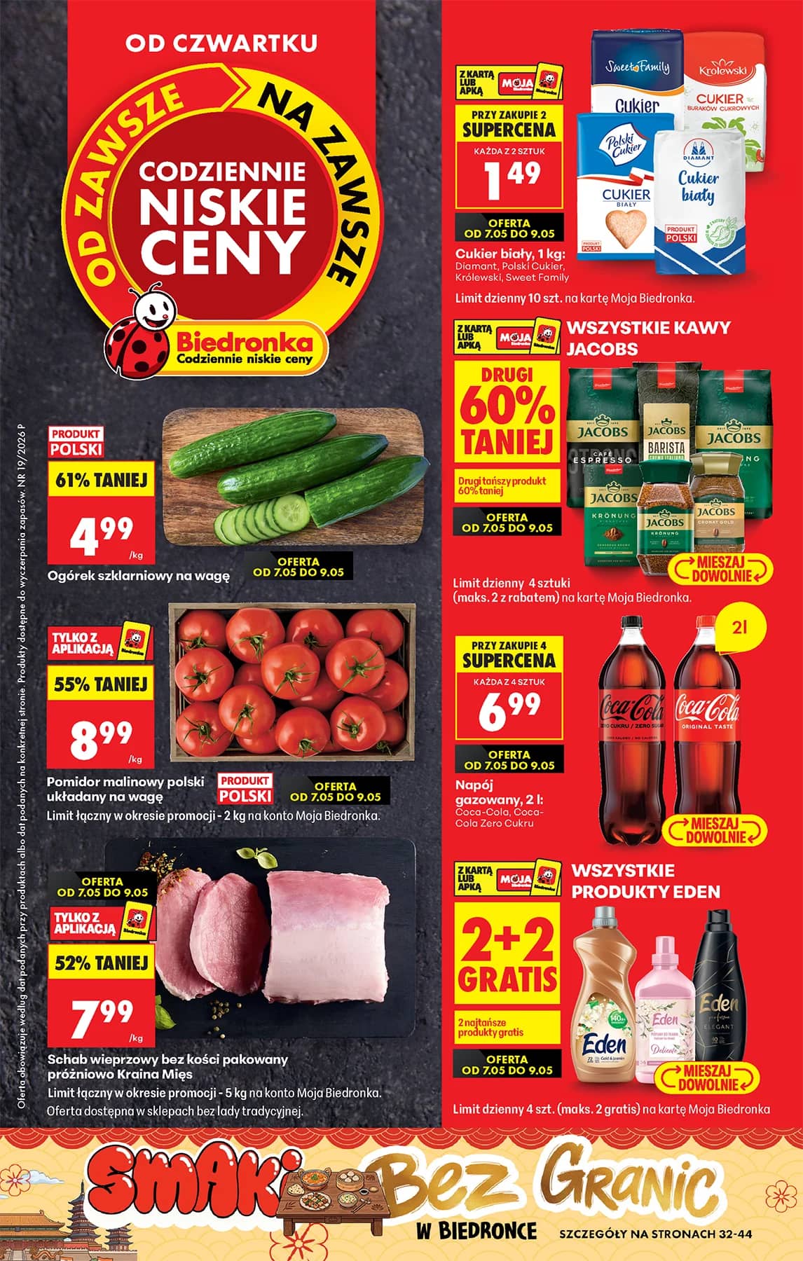 Biedronka - Codziennie niskie ceny P - oferta od 7.05 1 puslapis