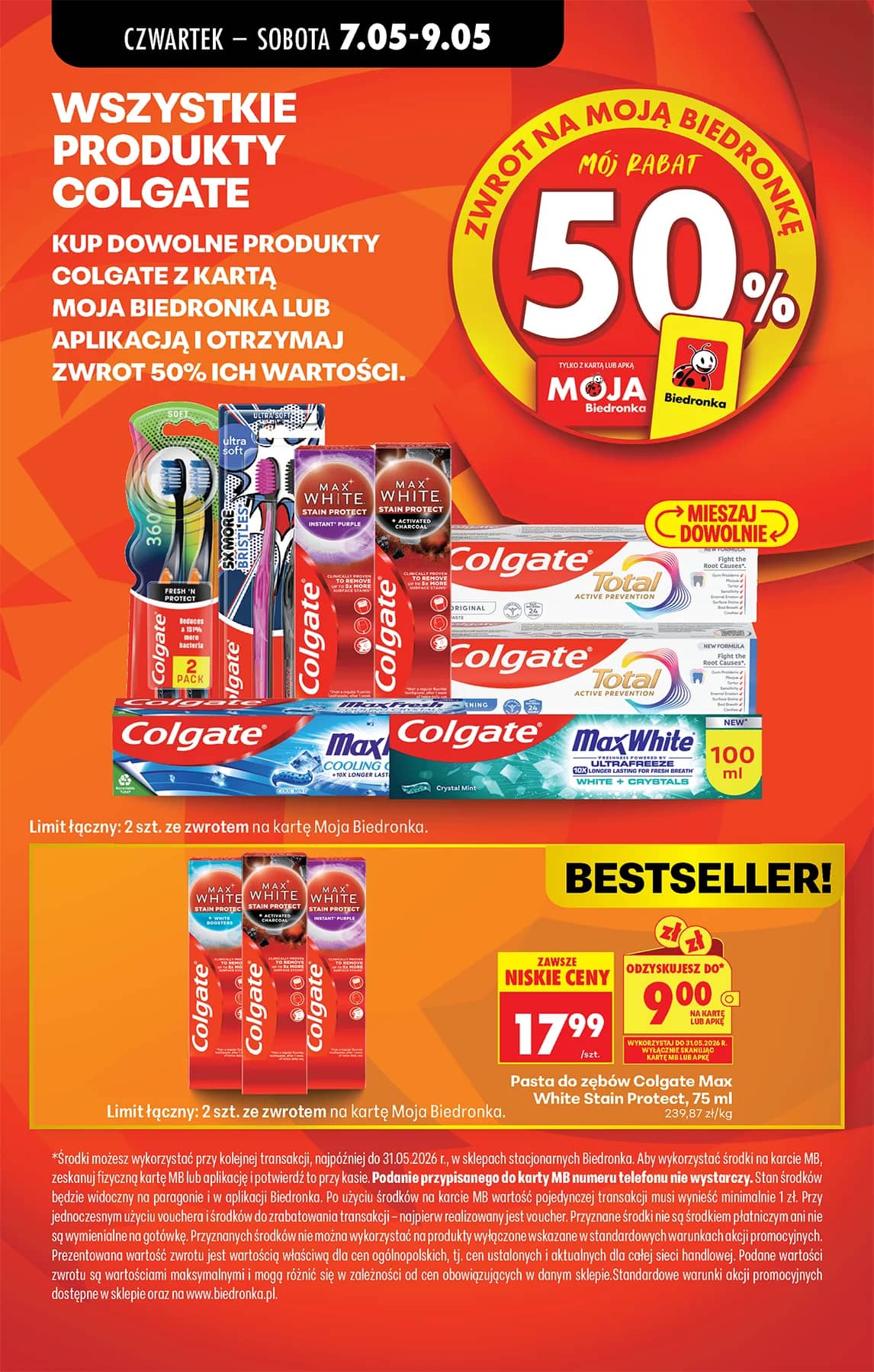 Biedronka - Codziennie niskie ceny P - oferta od 7.05 19 puslapis