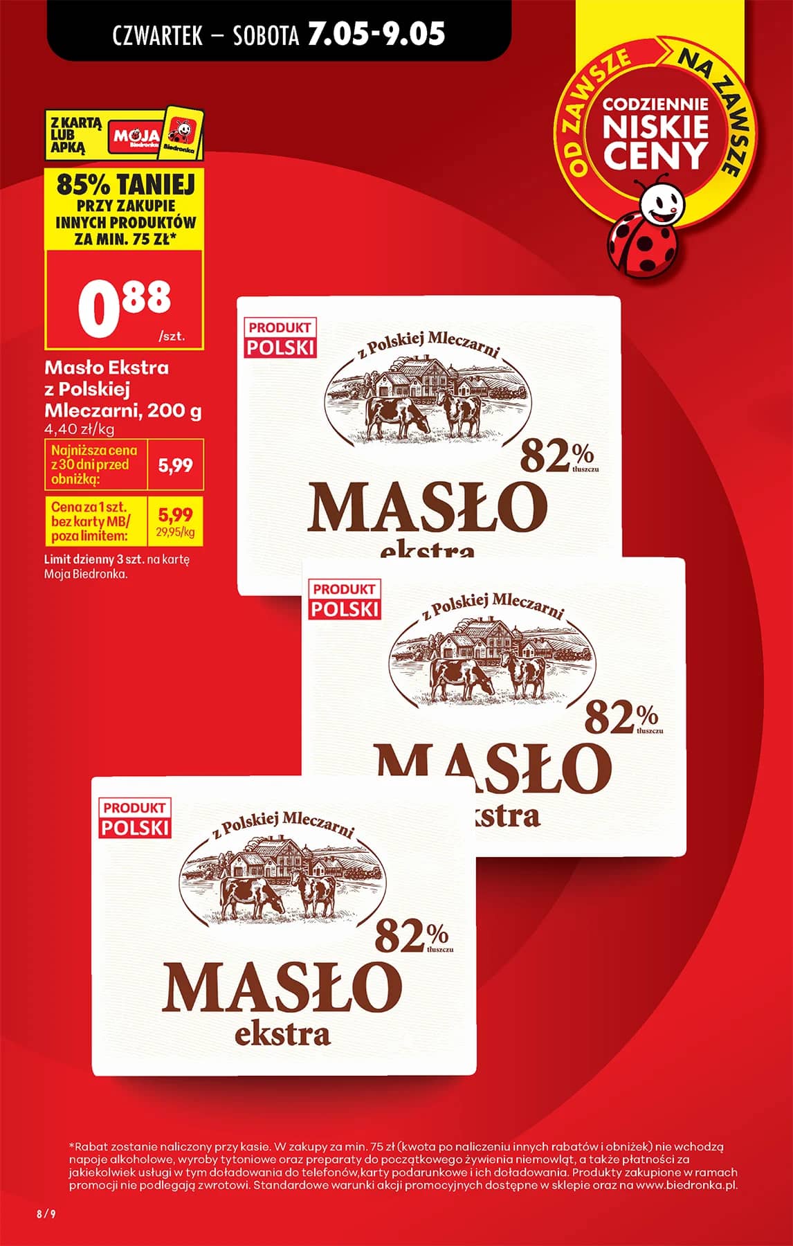 Biedronka - Codziennie niskie ceny P - oferta od 7.05 8 puslapis