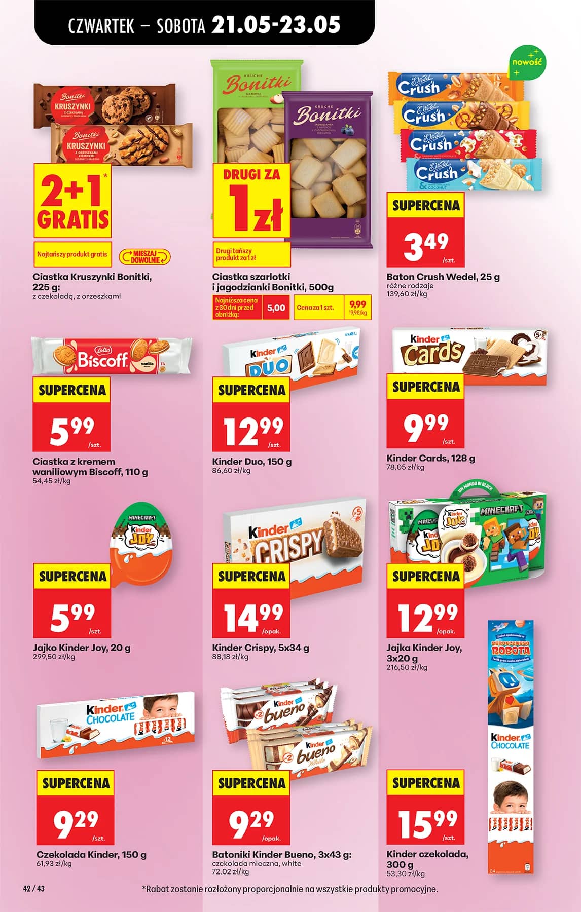 Biedronka - Codziennie niskie ceny P - oferta od 21.05 50 puslapis