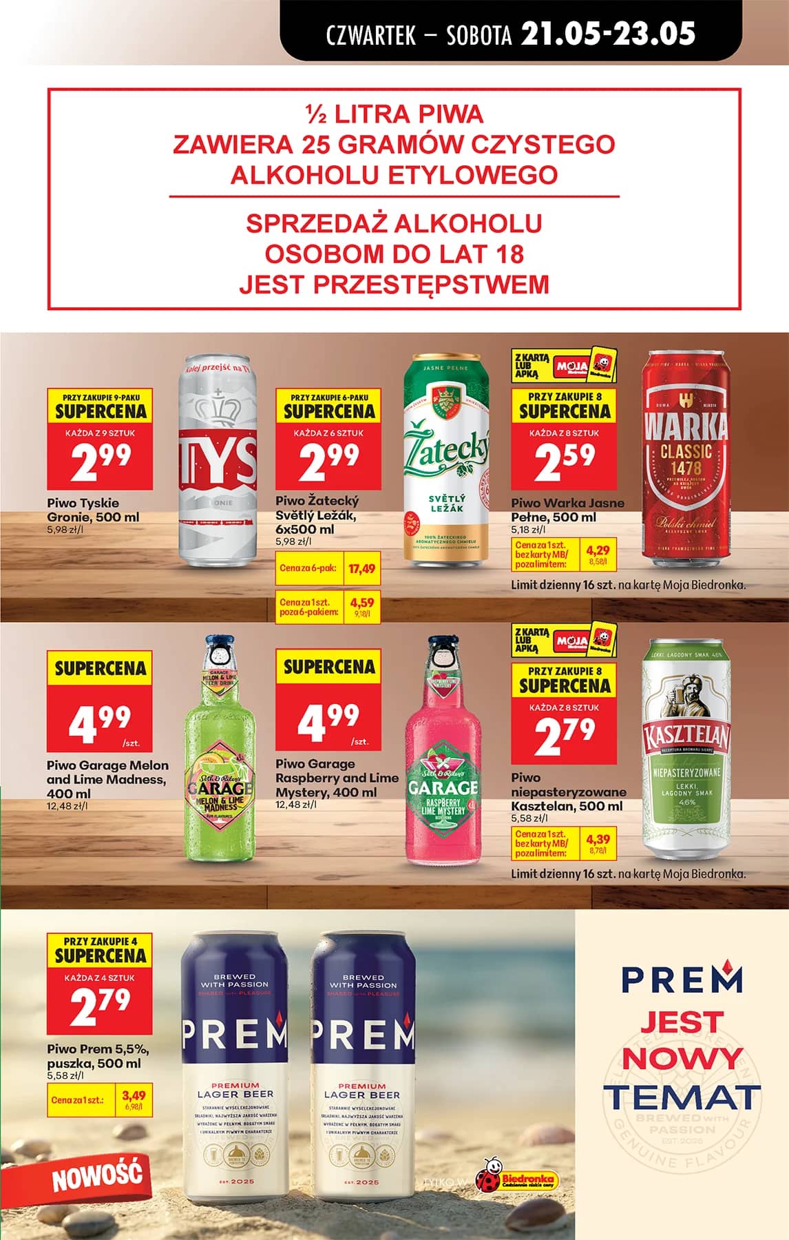 Biedronka - Codziennie niskie ceny P - oferta od 21.05 59 puslapis