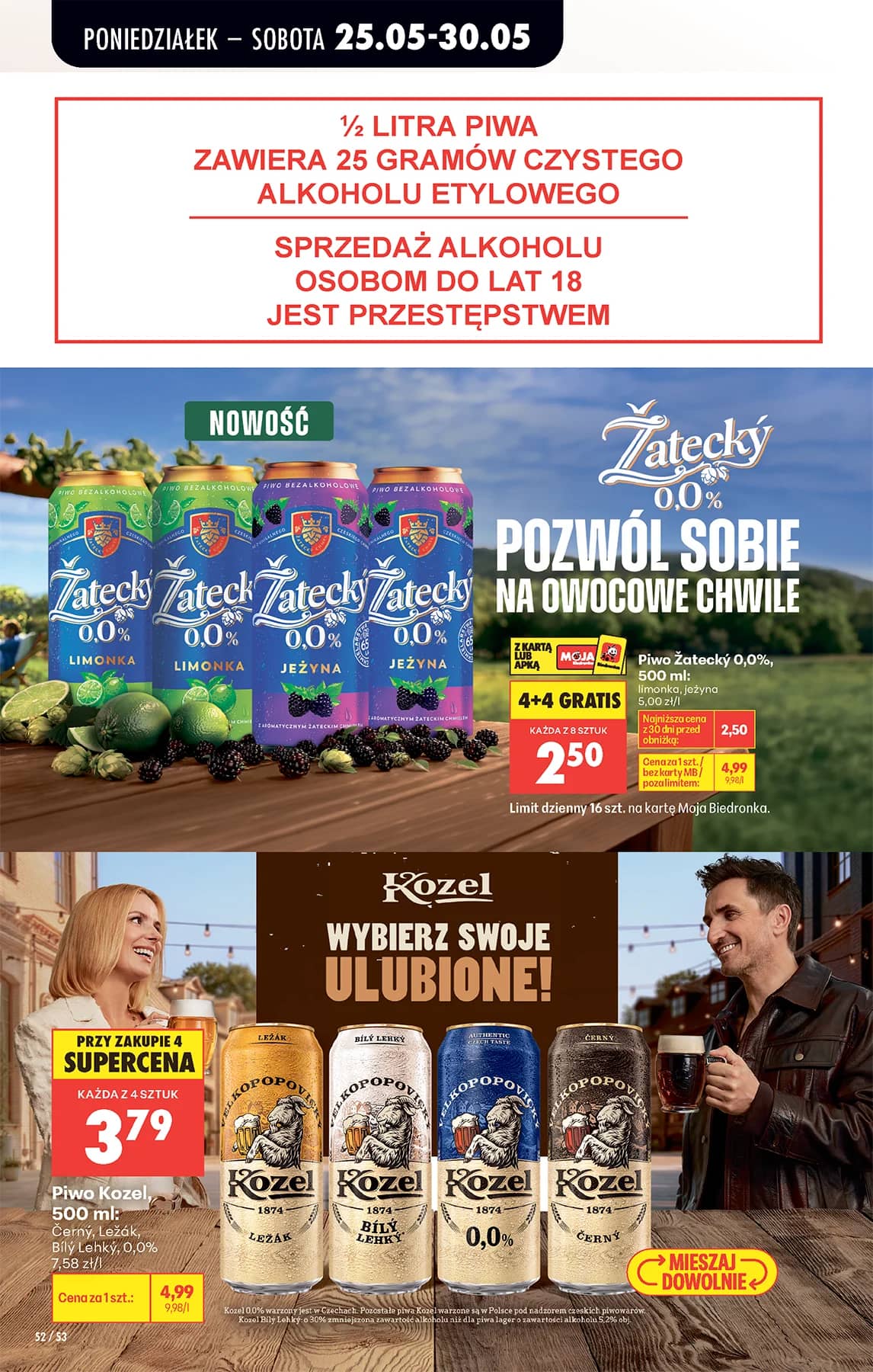 Biedronka - Codziennie niskie ceny P - oferta od 25.05 54 puslapis
