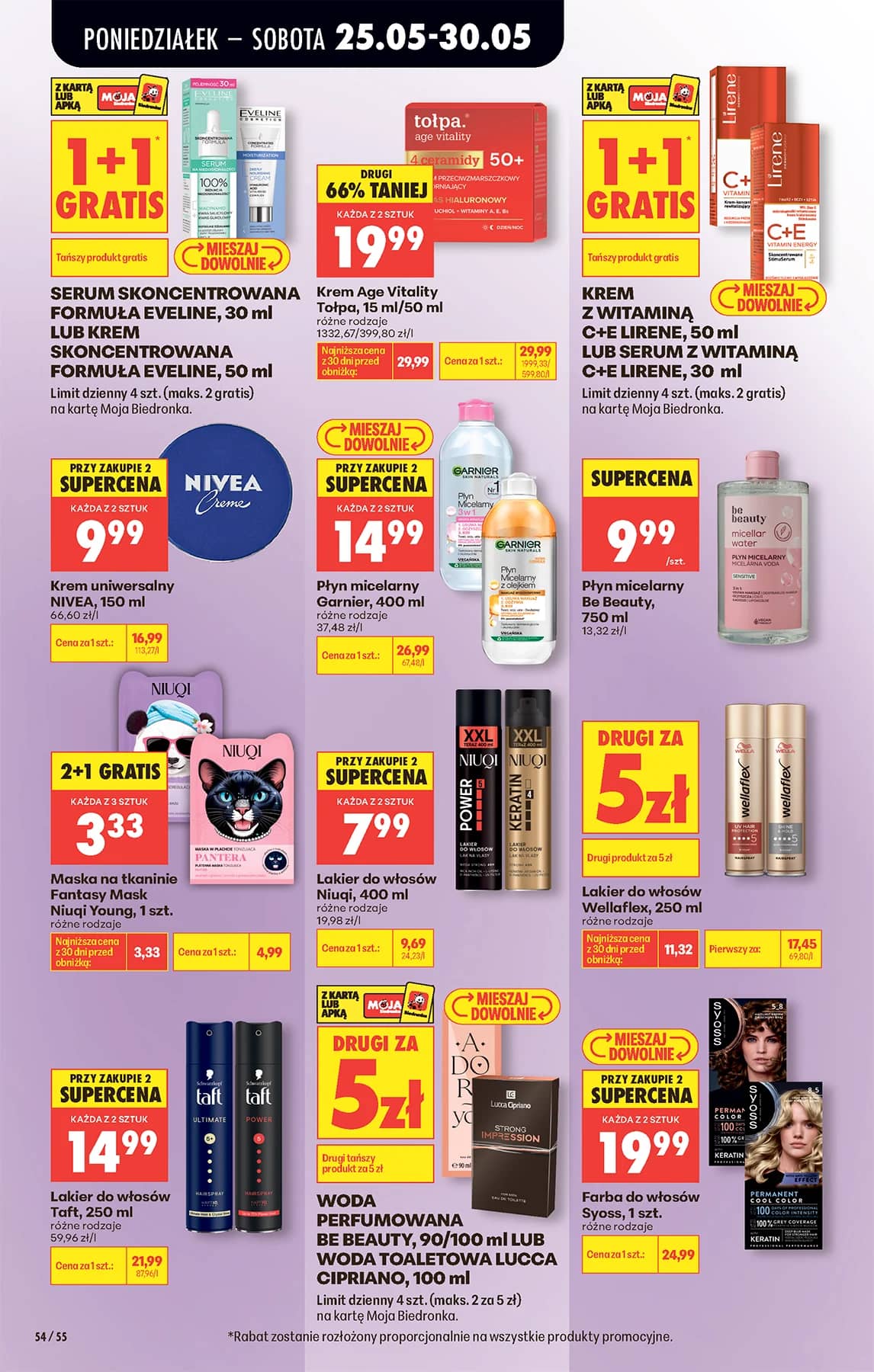 Biedronka - Codziennie niskie ceny P - oferta od 25.05 56 puslapis