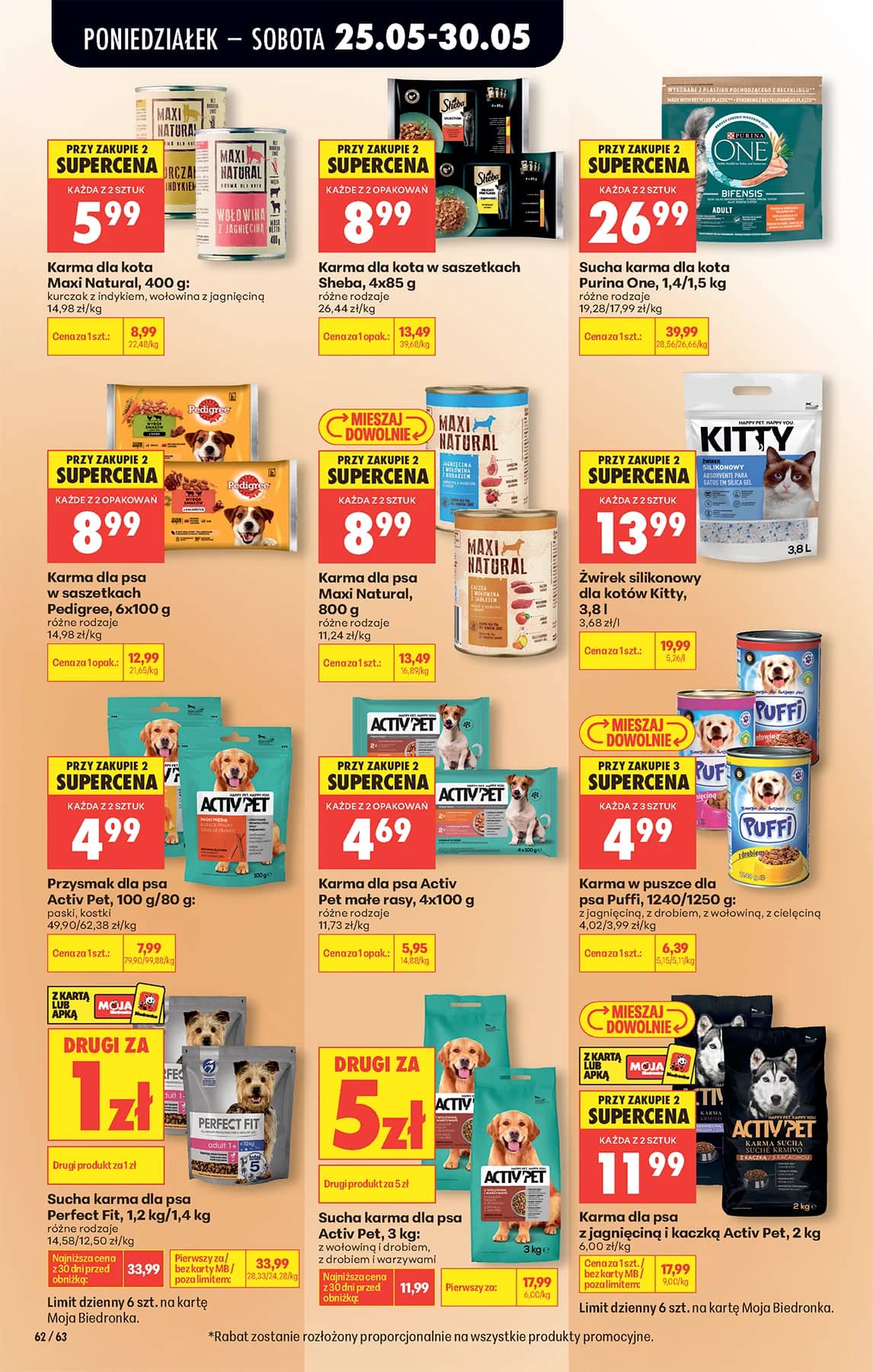 Biedronka - Codziennie niskie ceny P - oferta od 25.05 64 puslapis