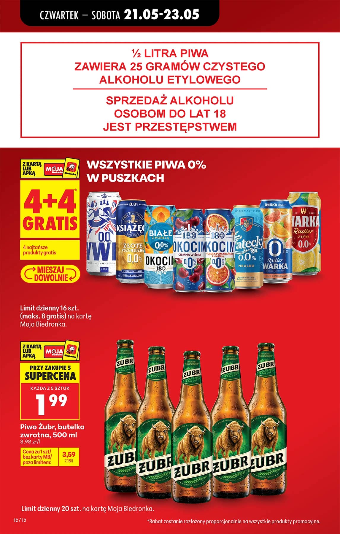 Biedronka - Codziennie niskie ceny P - oferta od 21.05 16 puslapis