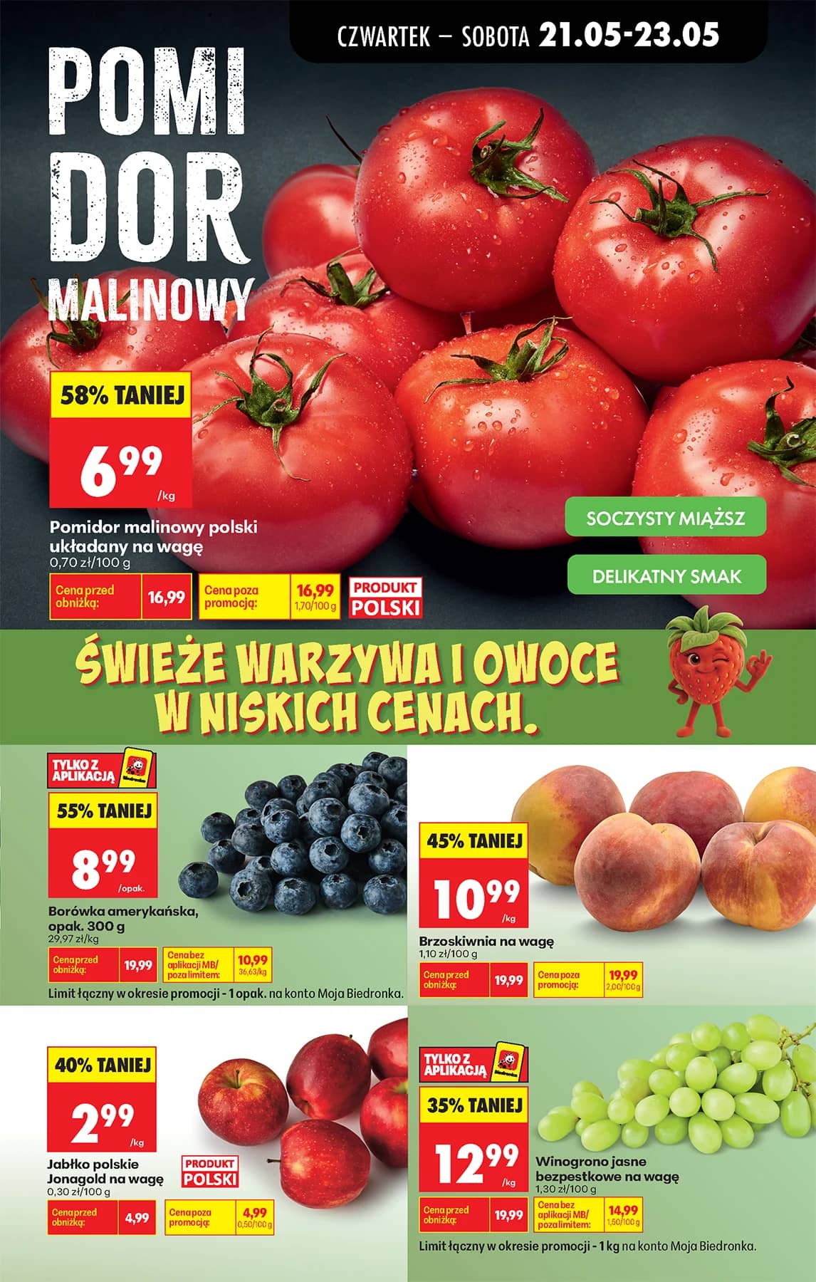 Biedronka - Codziennie niskie ceny P - oferta od 21.05 23 puslapis