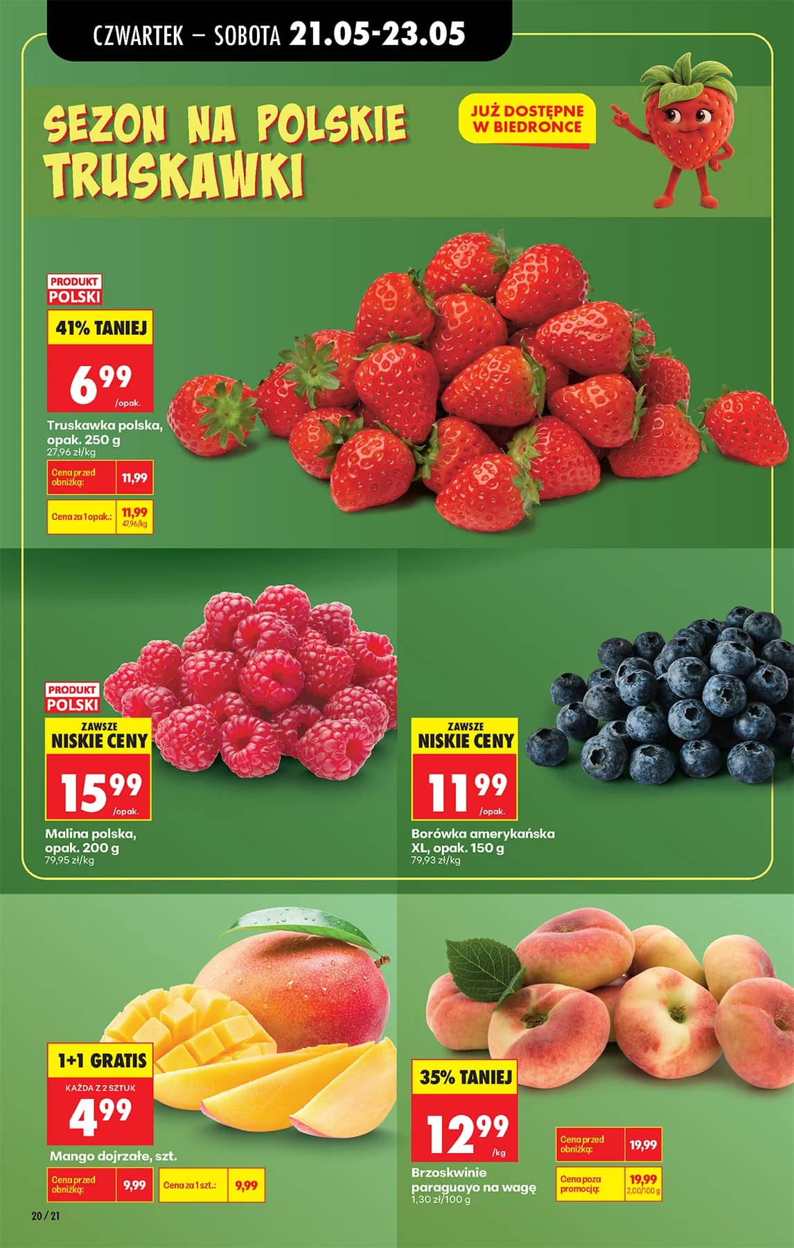 Biedronka - Codziennie niskie ceny P - oferta od 21.05 24 puslapis