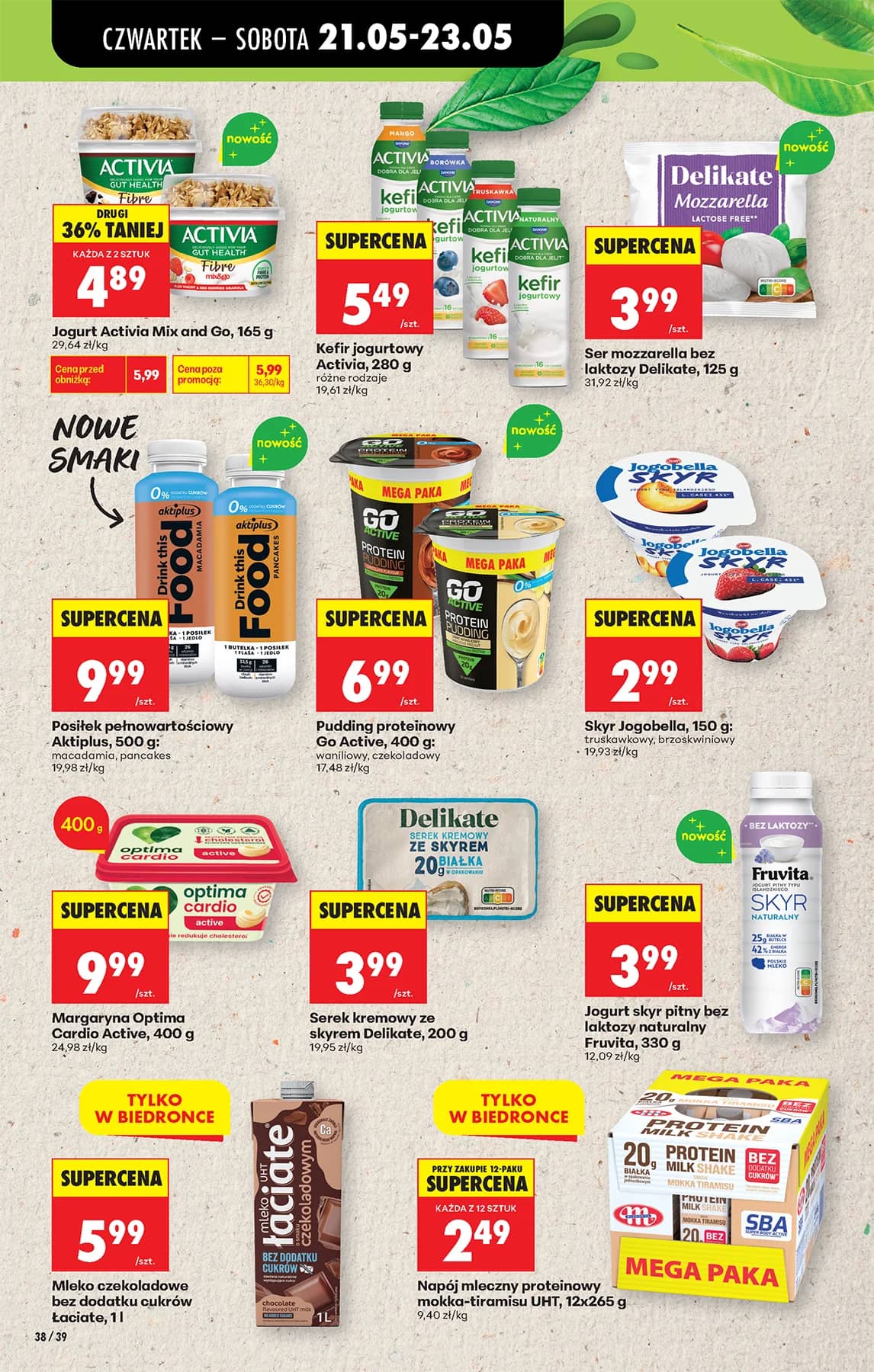 Biedronka - Codziennie niskie ceny P - oferta od 21.05 46 puslapis