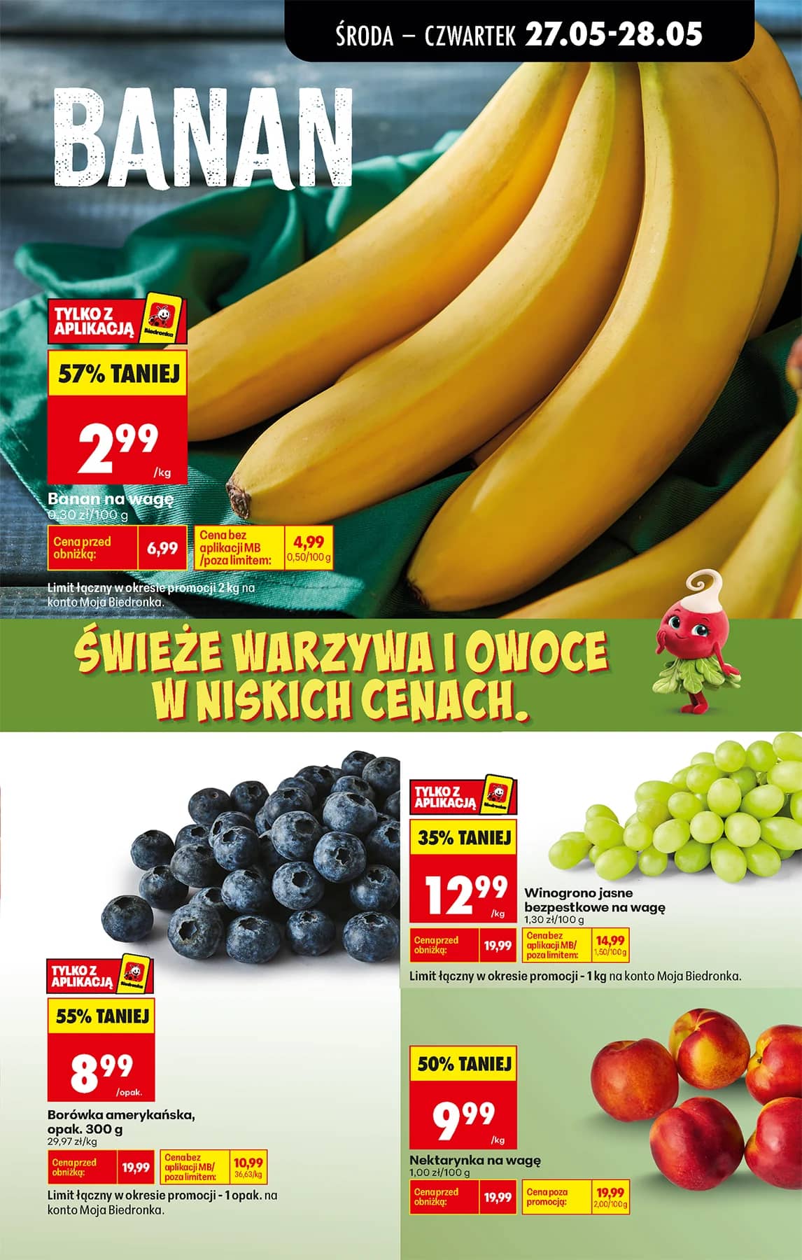 Biedronka - Codziennie niskie ceny P - oferta od 27.05 29 puslapis
