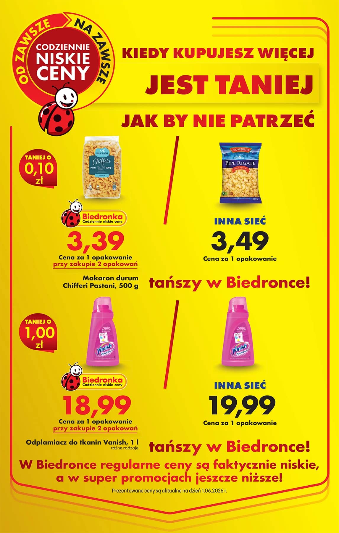 Biedronka - Codziennie niskie ceny P - oferta od 01.06 19 puslapis