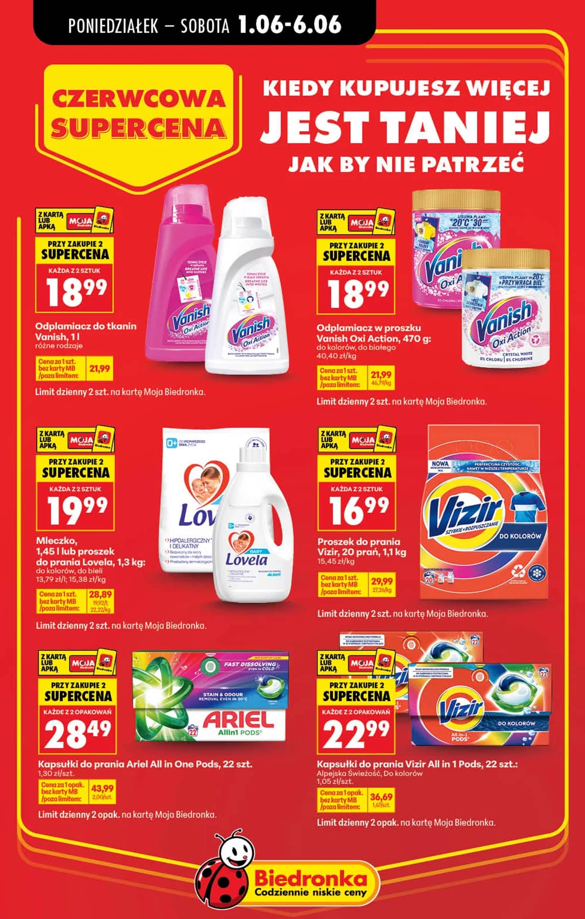 Biedronka - Codziennie niskie ceny P - oferta od 01.06 22 puslapis