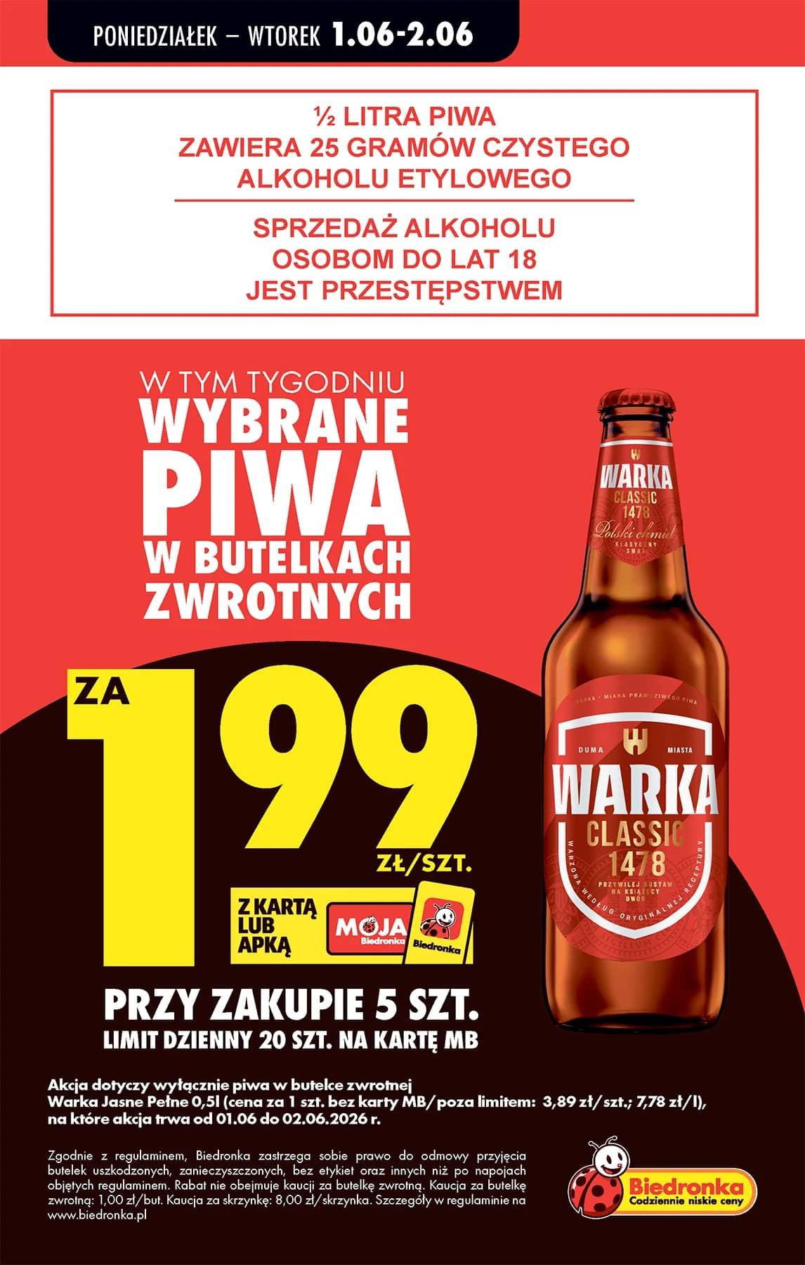 Biedronka - Codziennie niskie ceny P - oferta od 01.06 81 puslapis