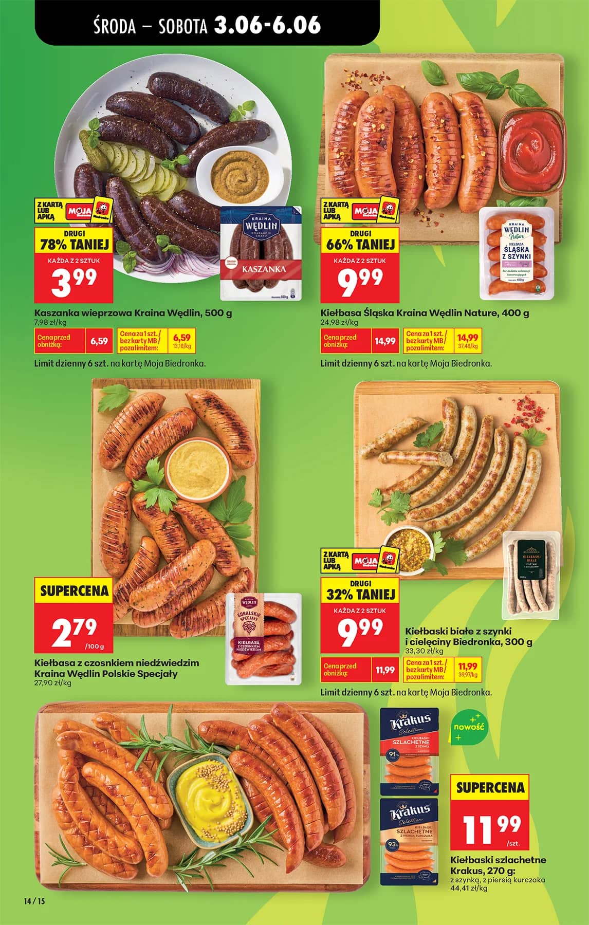 Biedronka - Codziennie niskie ceny P - oferta od 3.06 18 puslapis