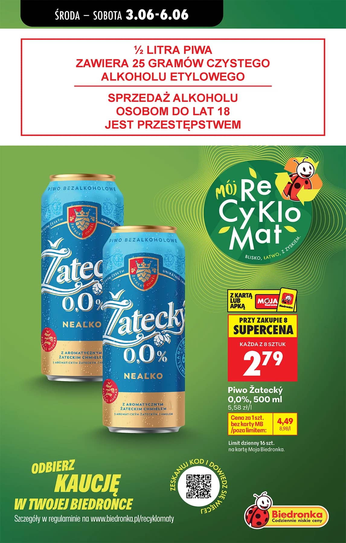 Biedronka - Codziennie niskie ceny P - oferta od 3.06 22 puslapis