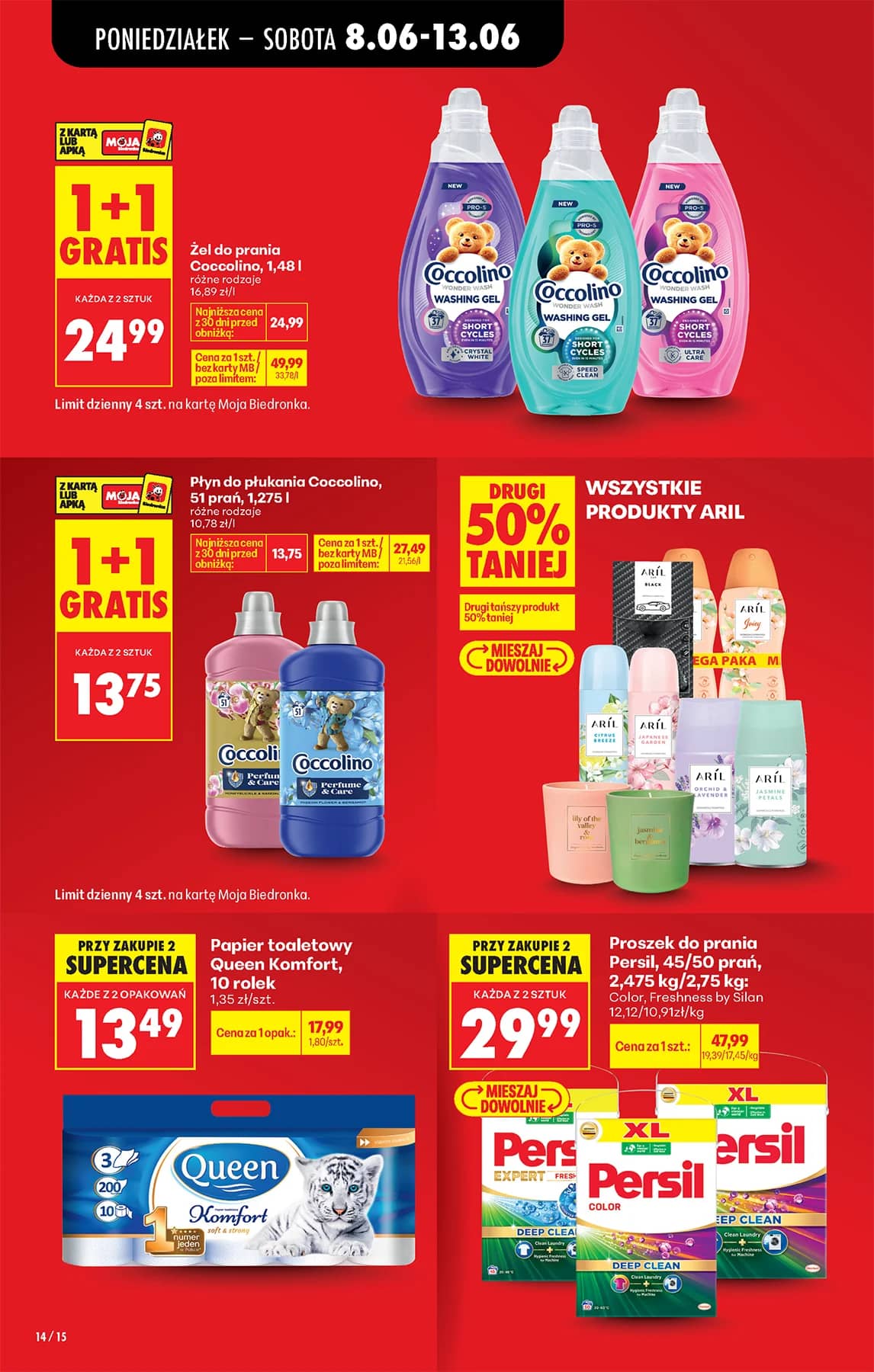 Biedronka - Codziennie niskie ceny P - oferta od 8.06 16 puslapis