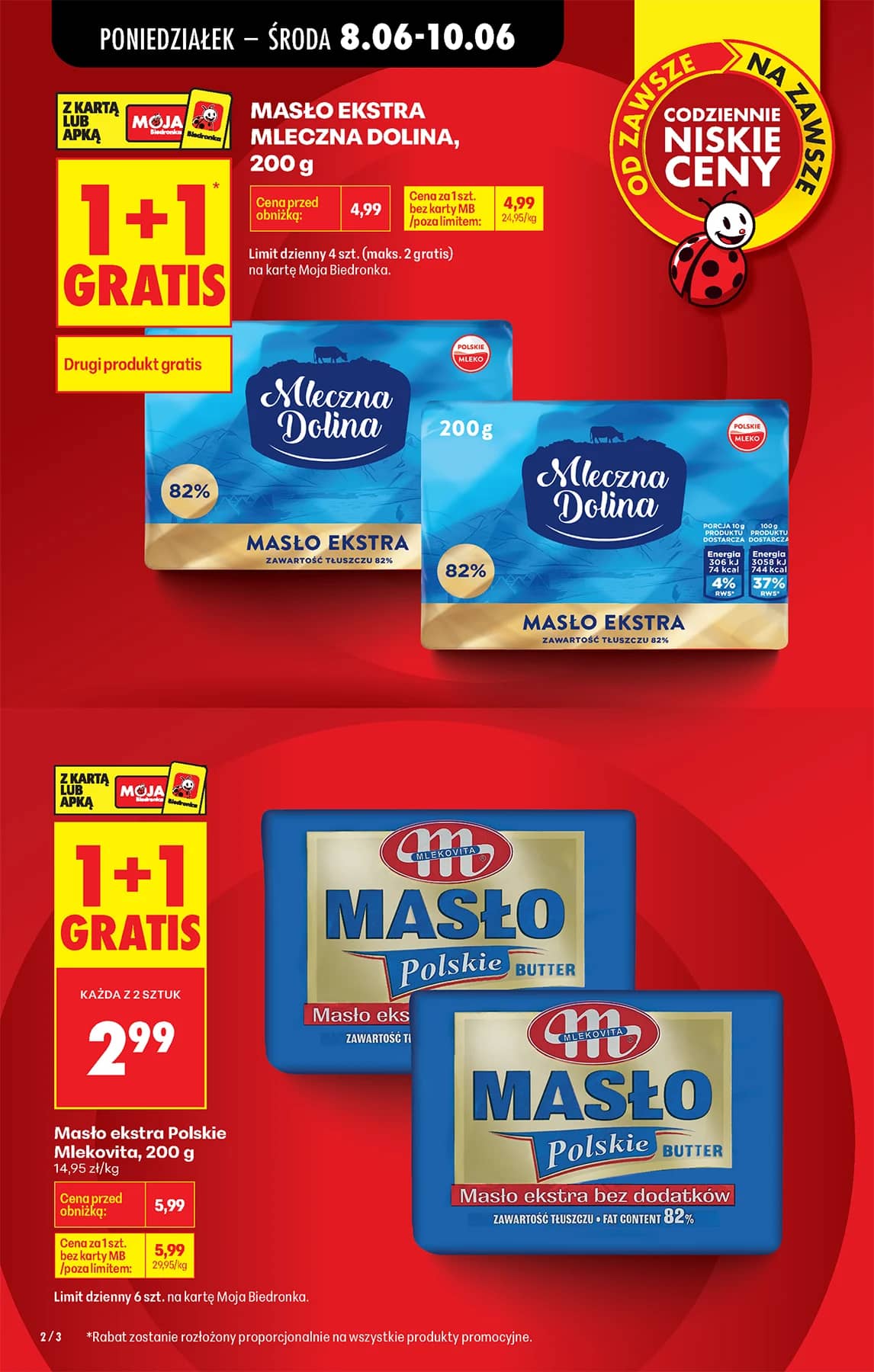 Biedronka - Codziennie niskie ceny P - oferta od 8.06 2 puslapis