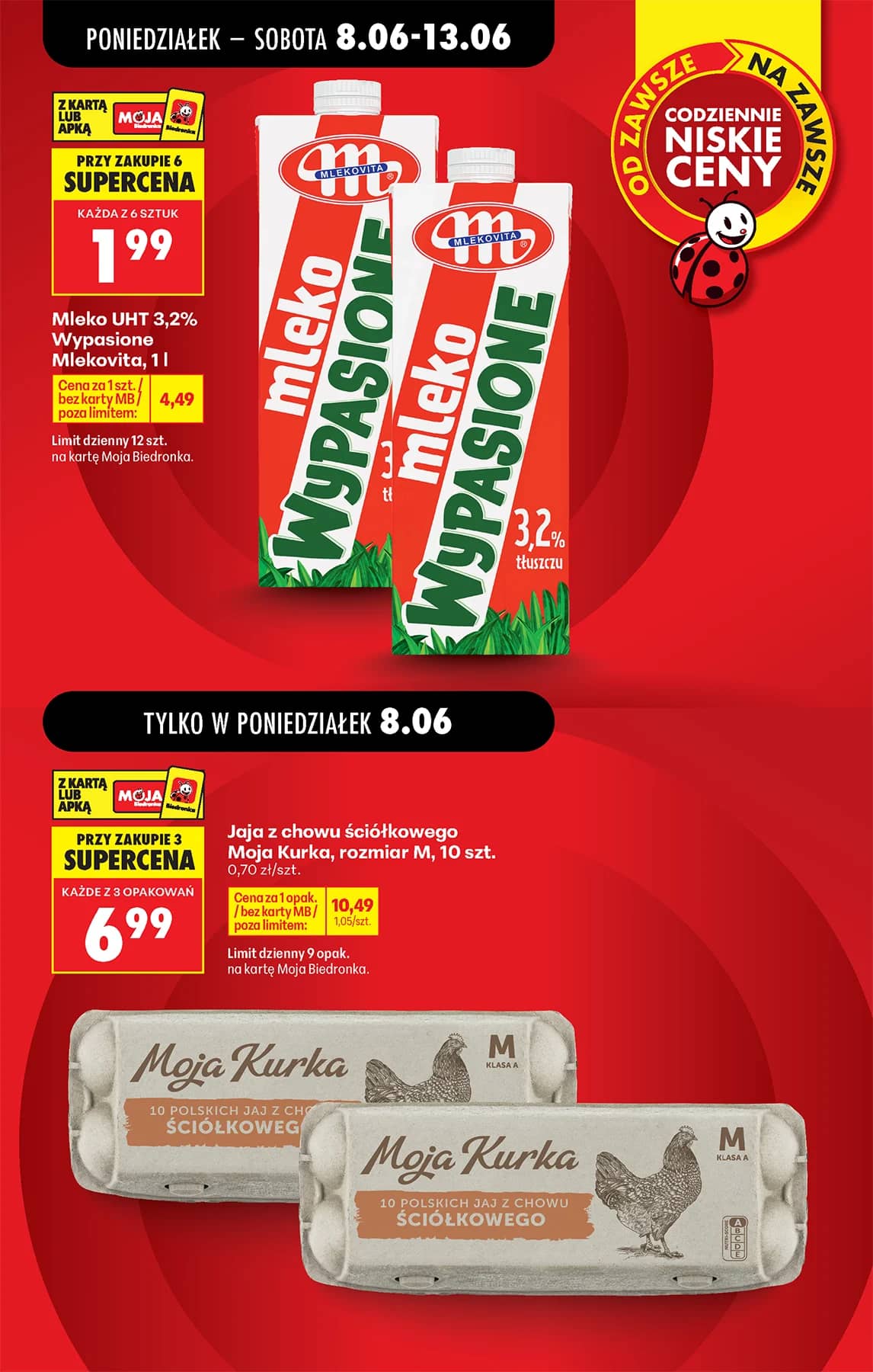 Biedronka - Codziennie niskie ceny P - oferta od 8.06 3 puslapis