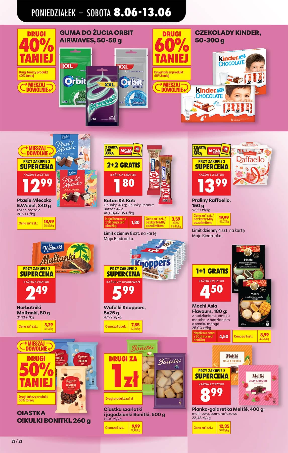 Biedronka - Codziennie niskie ceny P - oferta od 8.06 68 puslapis