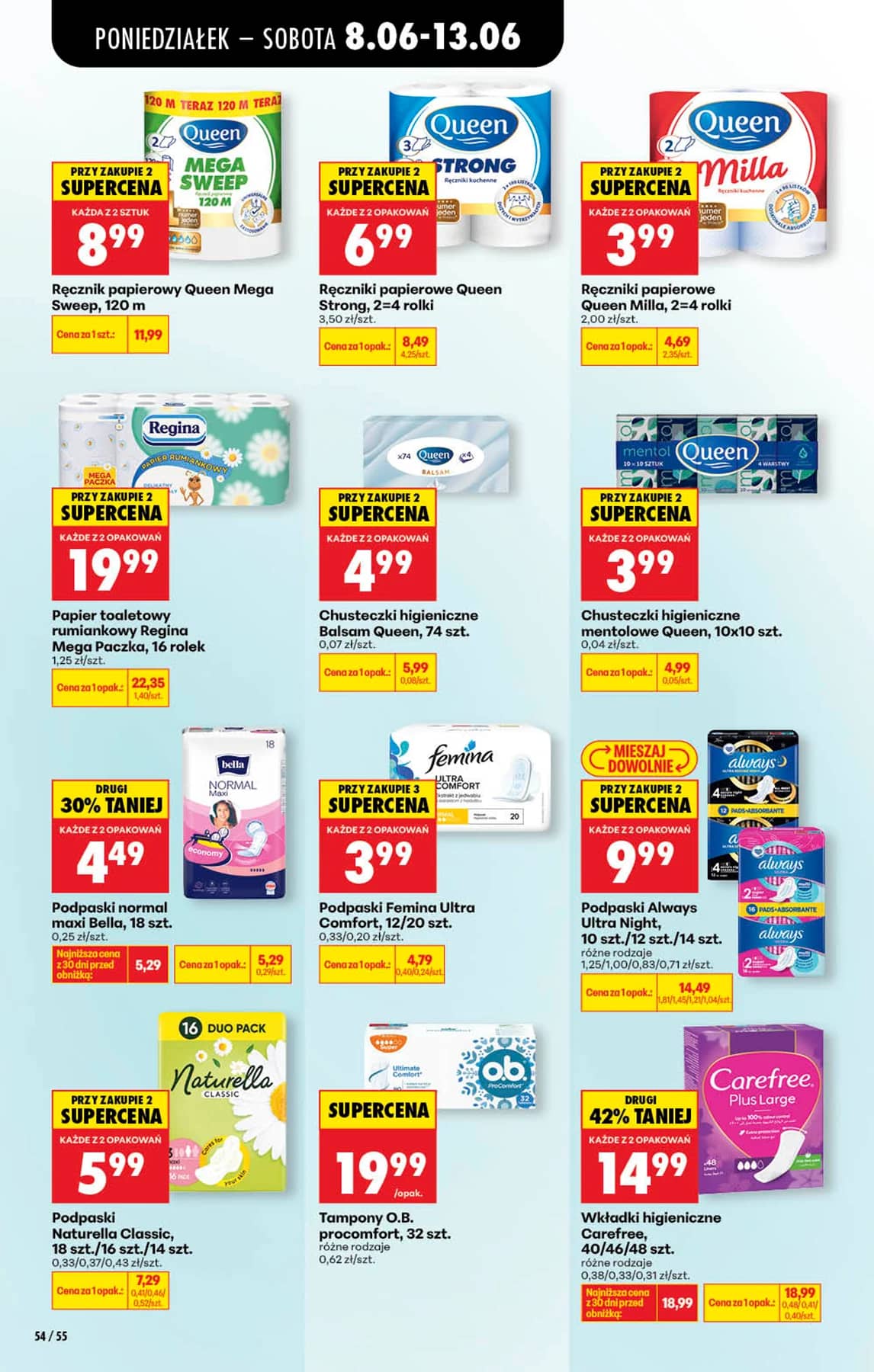 Biedronka - Codziennie niskie ceny P - oferta od 8.06 74 puslapis