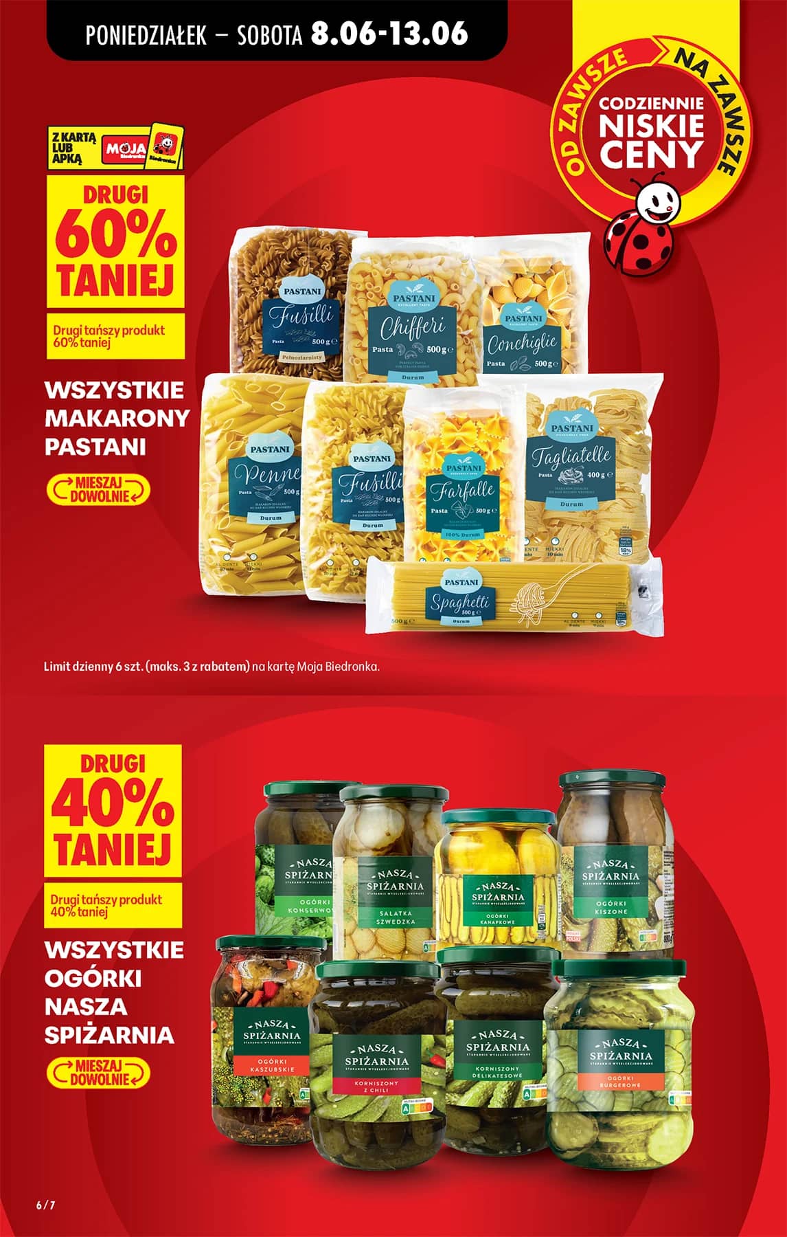 Biedronka - Codziennie niskie ceny P - oferta od 8.06 8 puslapis