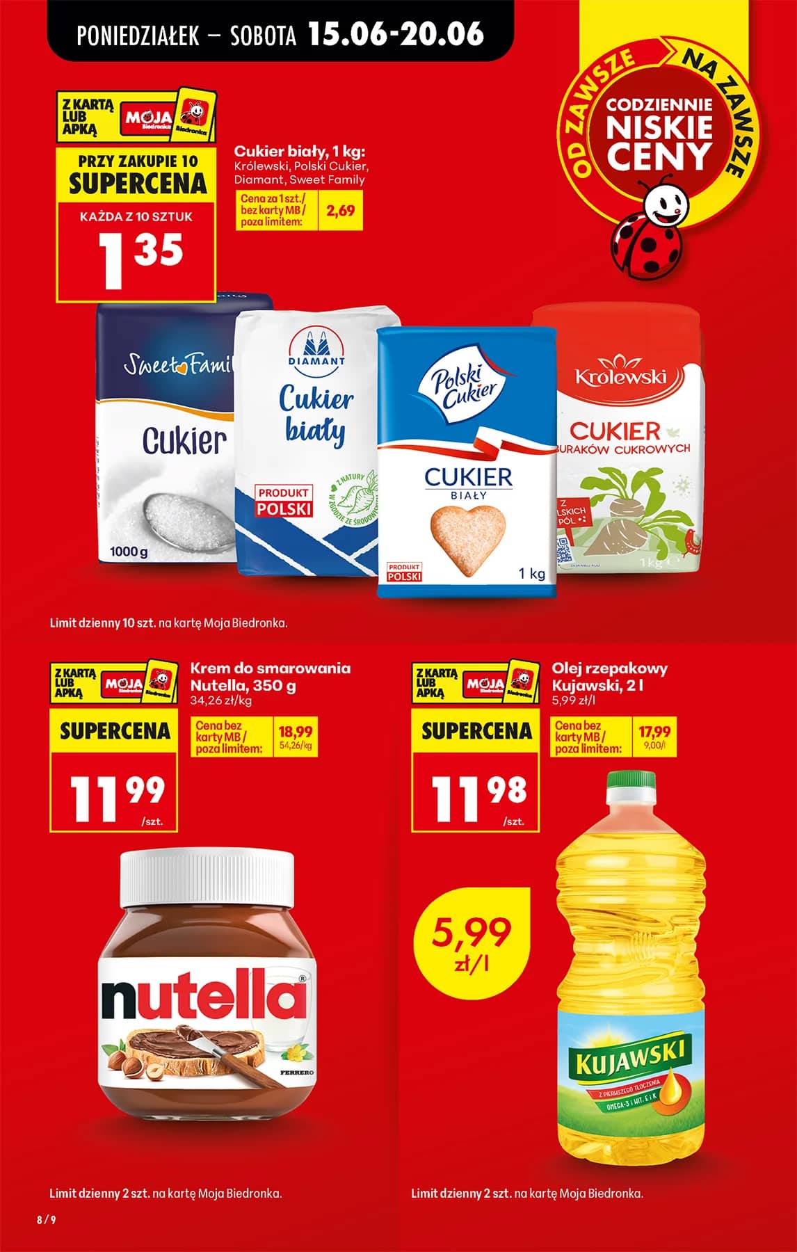 Biedronka - Codziennie niskie ceny P - oferta od 15.06 12 puslapis