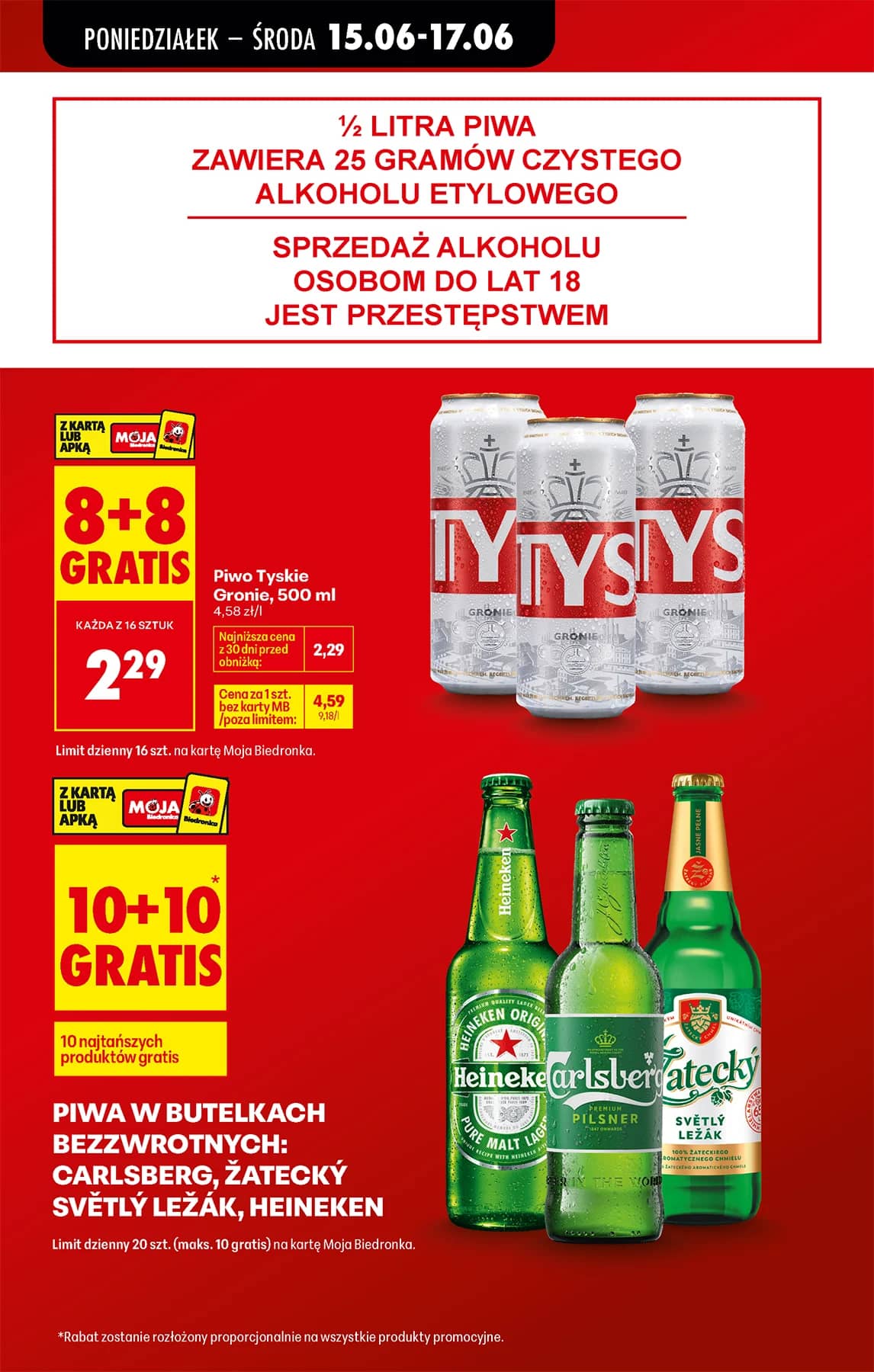 Biedronka - Codziennie niskie ceny P - oferta od 15.06 19 puslapis