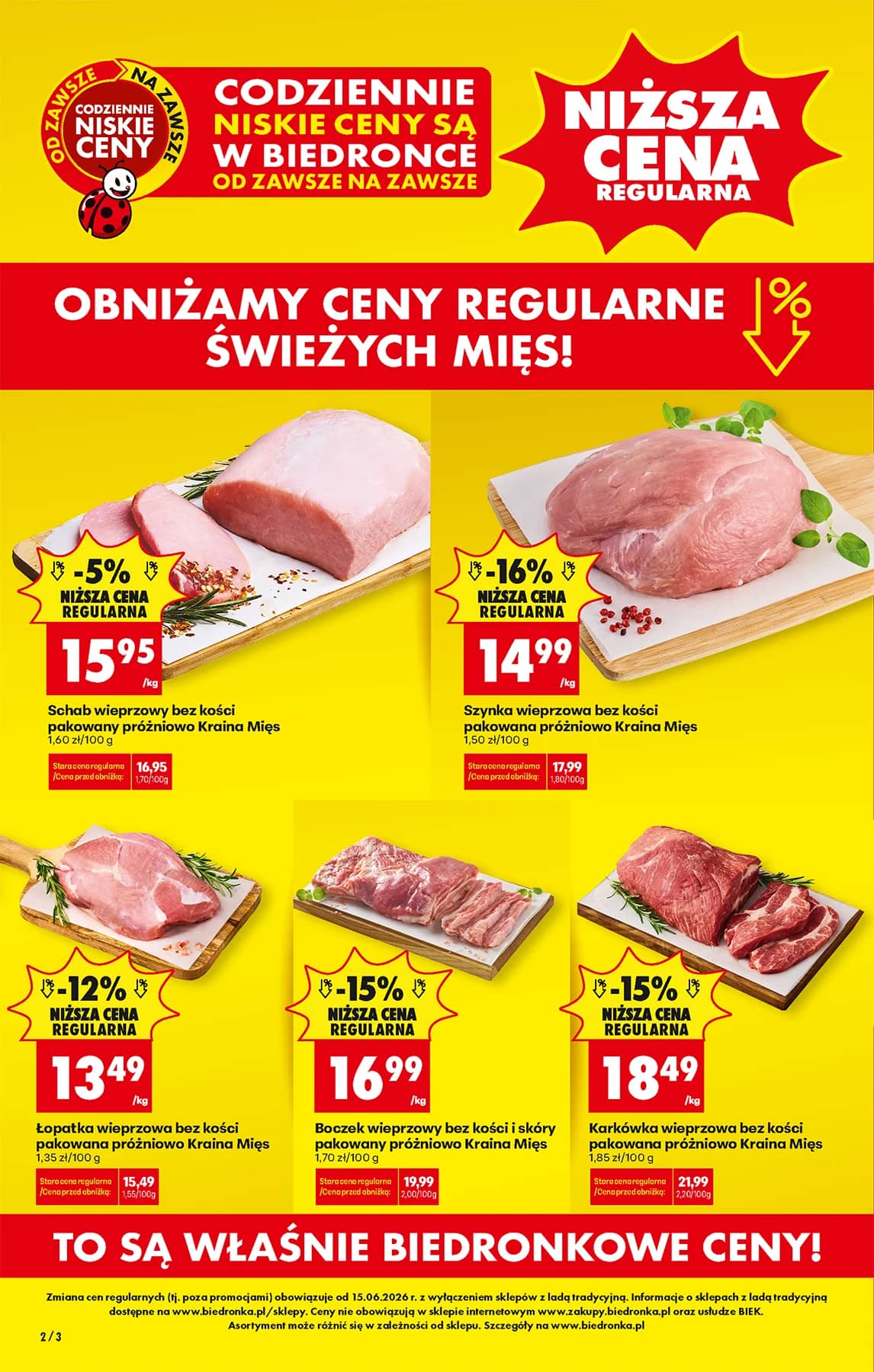 Biedronka - Codziennie niskie ceny P - oferta od 15.06 4 puslapis