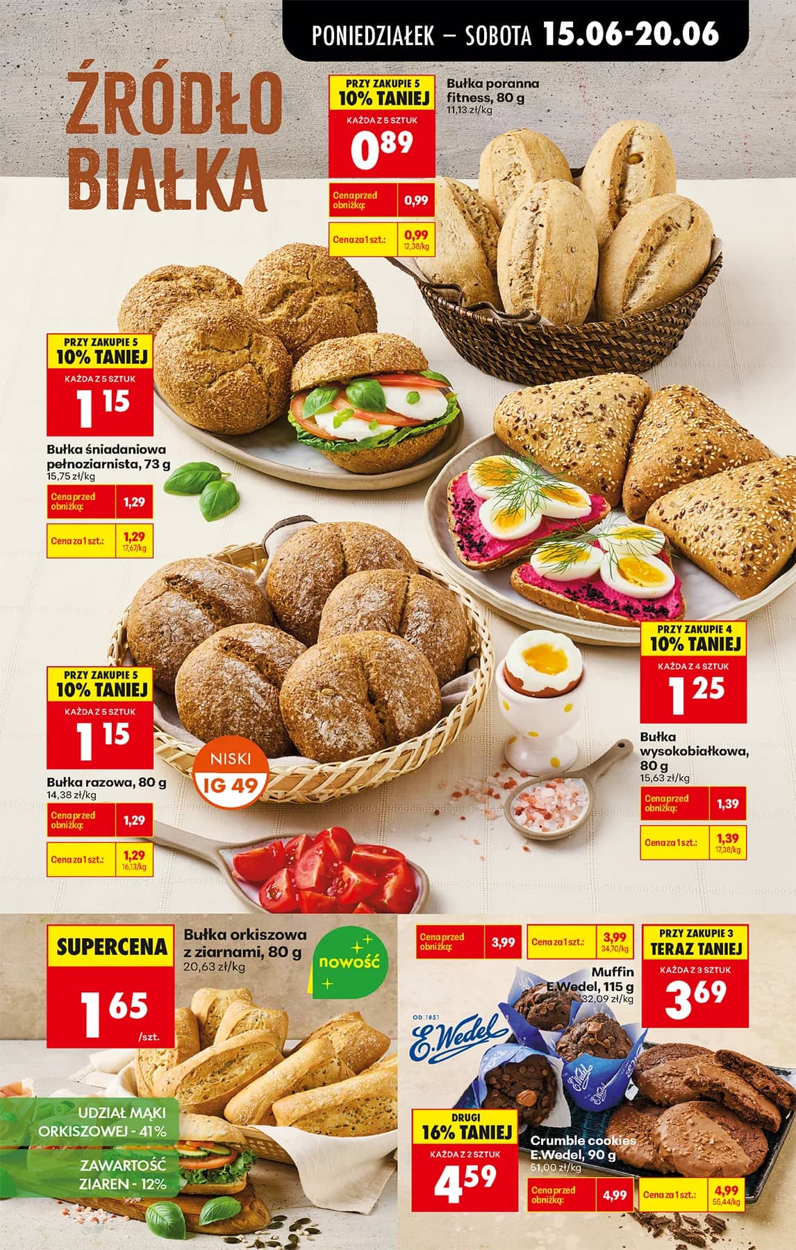 Biedronka - Codziennie niskie ceny P - oferta od 15.06 43 puslapis