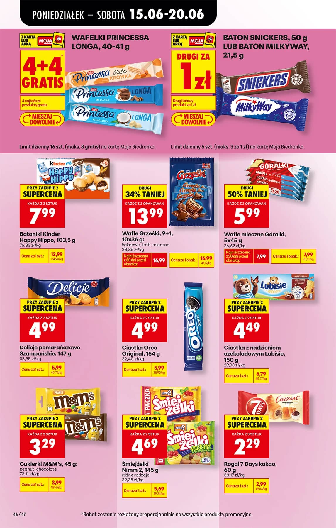 Biedronka - Codziennie niskie ceny P - oferta od 15.06 66 puslapis