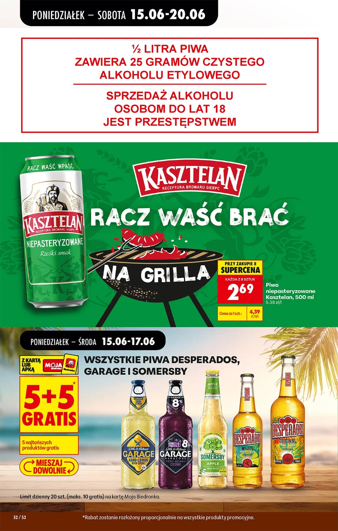 Biedronka - Codziennie niskie ceny P - oferta od 15.06 74 puslapis