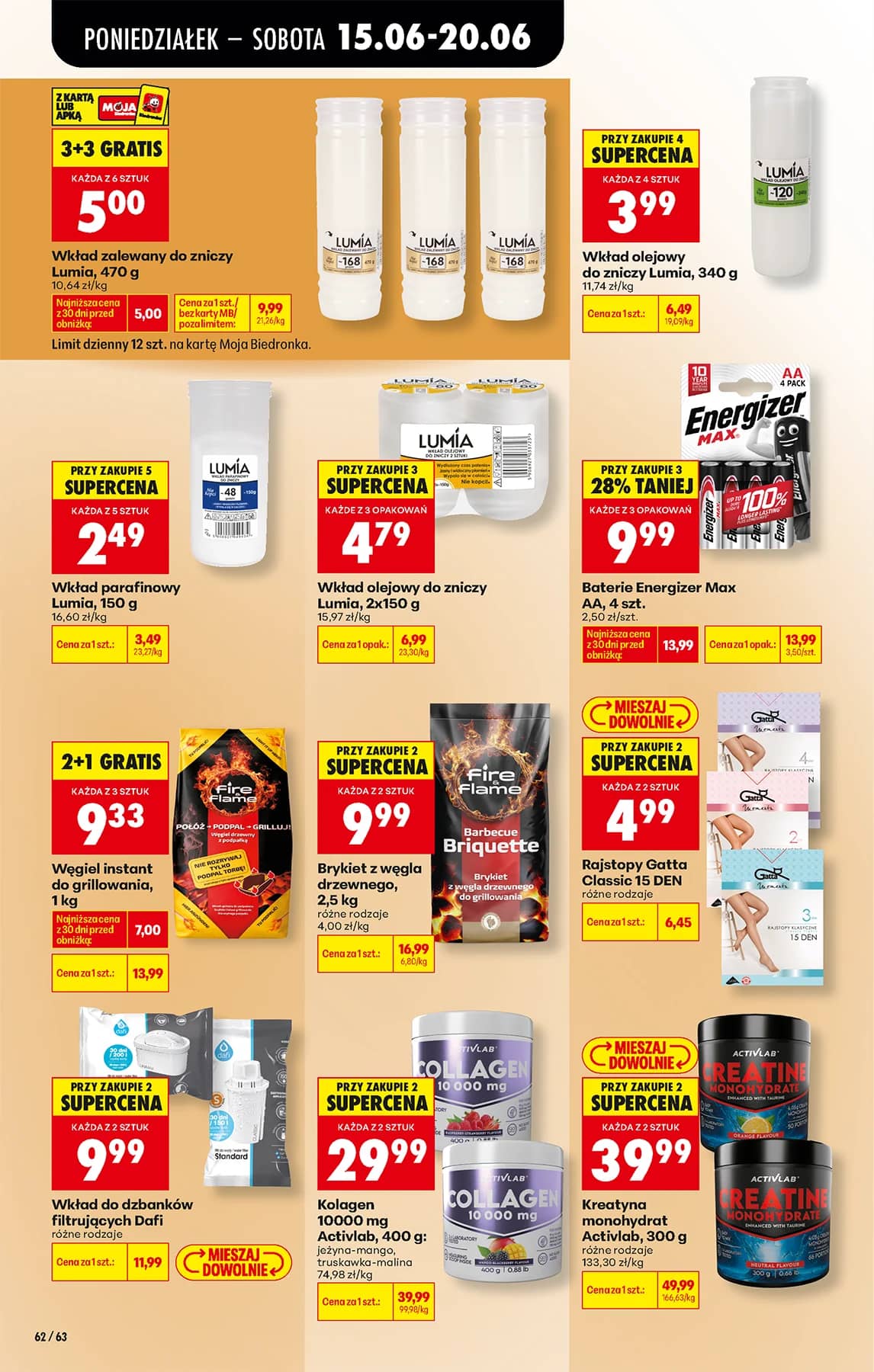 Biedronka - Codziennie niskie ceny P - oferta od 15.06 84 puslapis