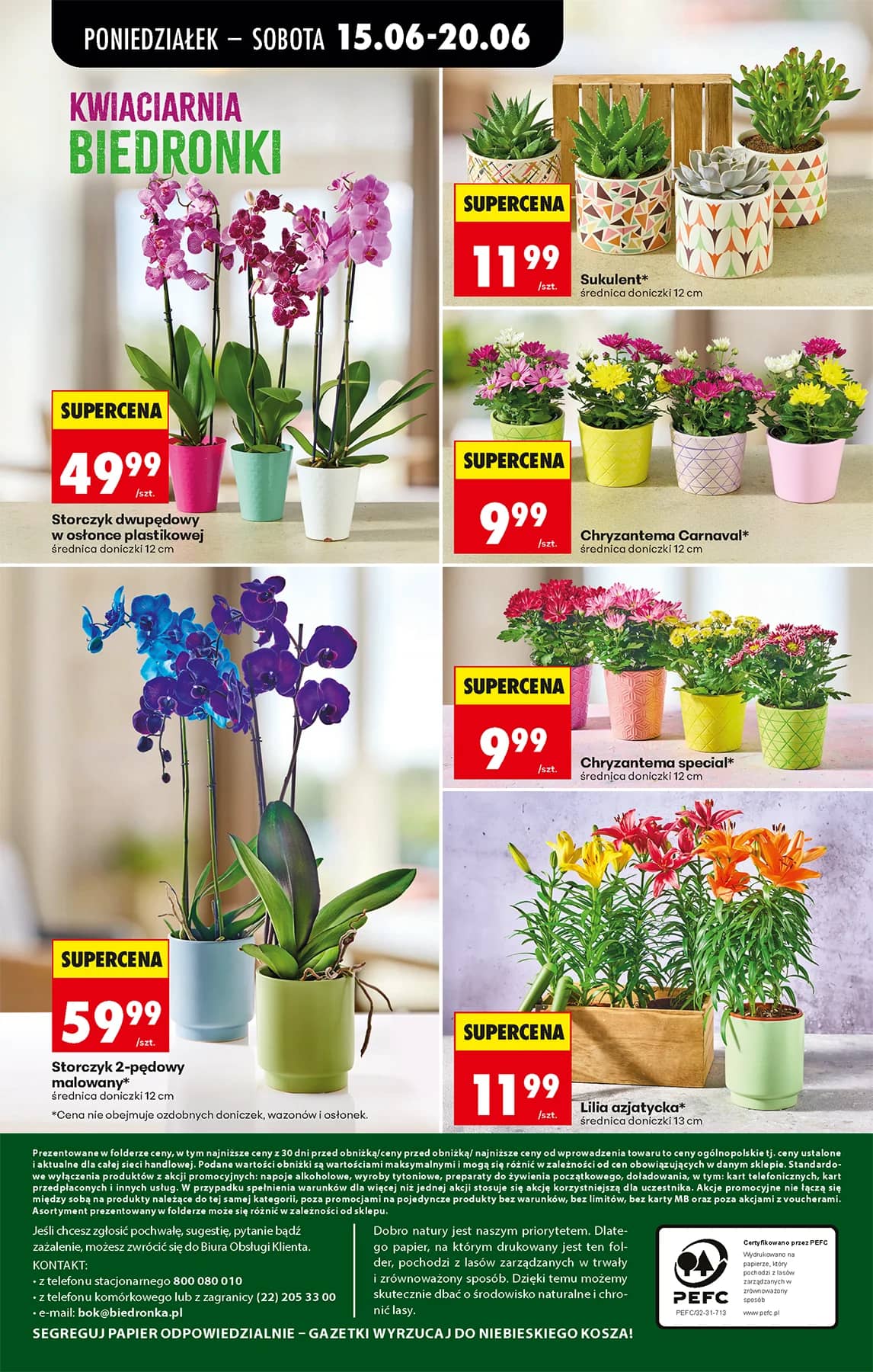 Biedronka - Codziennie niskie ceny P - oferta od 15.06 89 puslapis