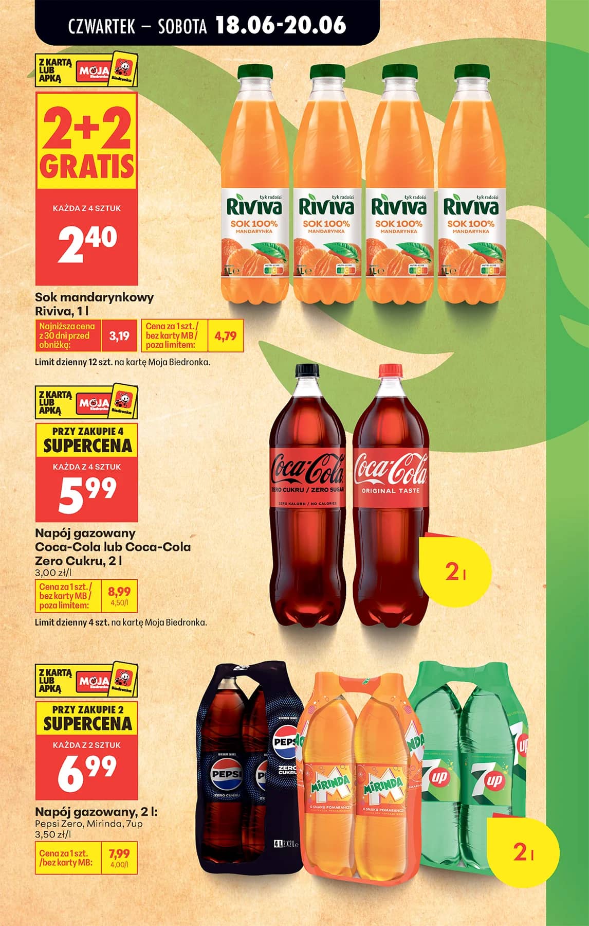 Biedronka - Codziennie niskie ceny P - oferta od 18.06 19 puslapis