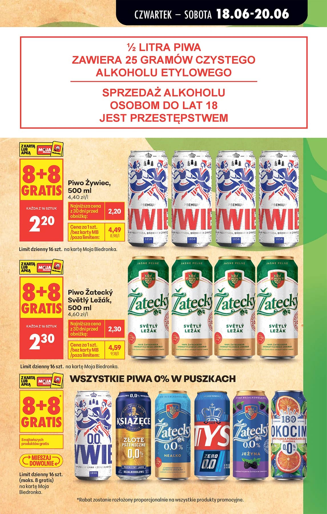 Biedronka - Codziennie niskie ceny P - oferta od 18.06 21 puslapis