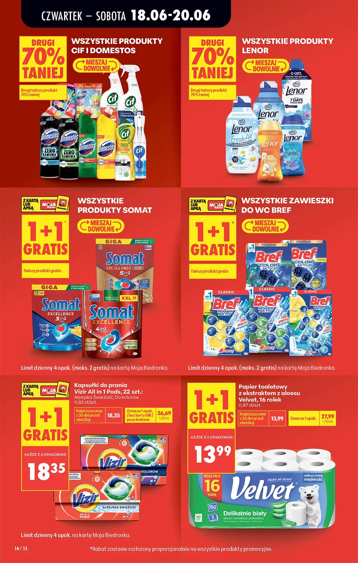 Biedronka - Codziennie niskie ceny P - oferta od 18.06 24 puslapis