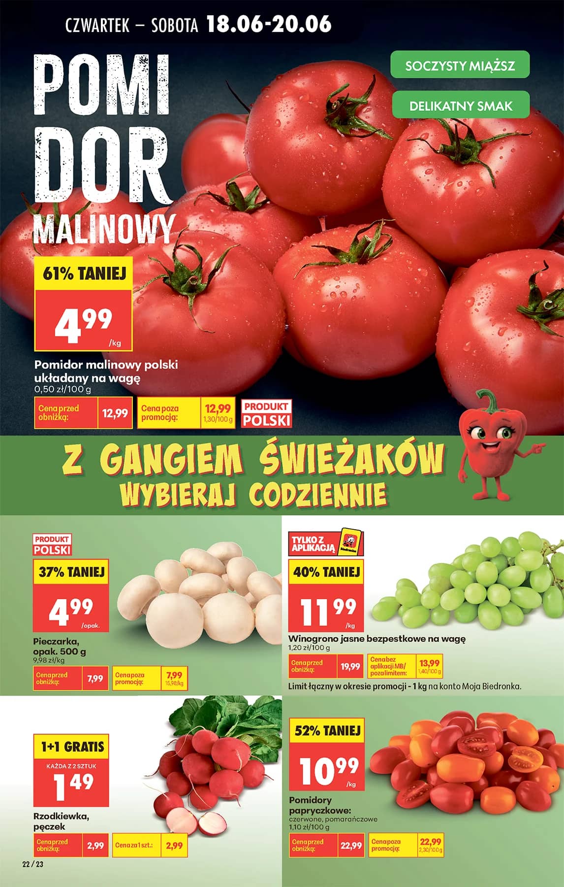 Biedronka - Codziennie niskie ceny P - oferta od 18.06 32 puslapis