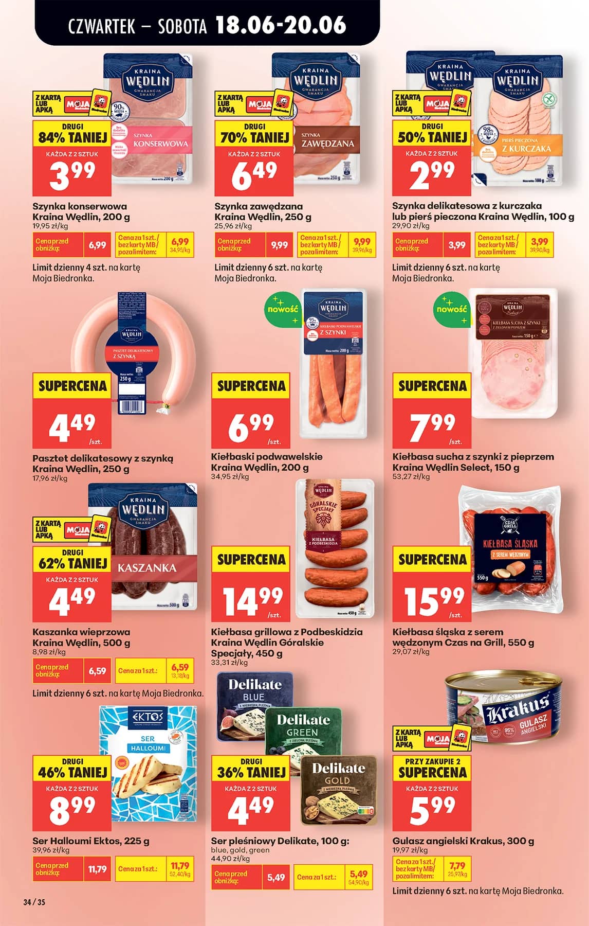 Biedronka - Codziennie niskie ceny P - oferta od 18.06 50 puslapis