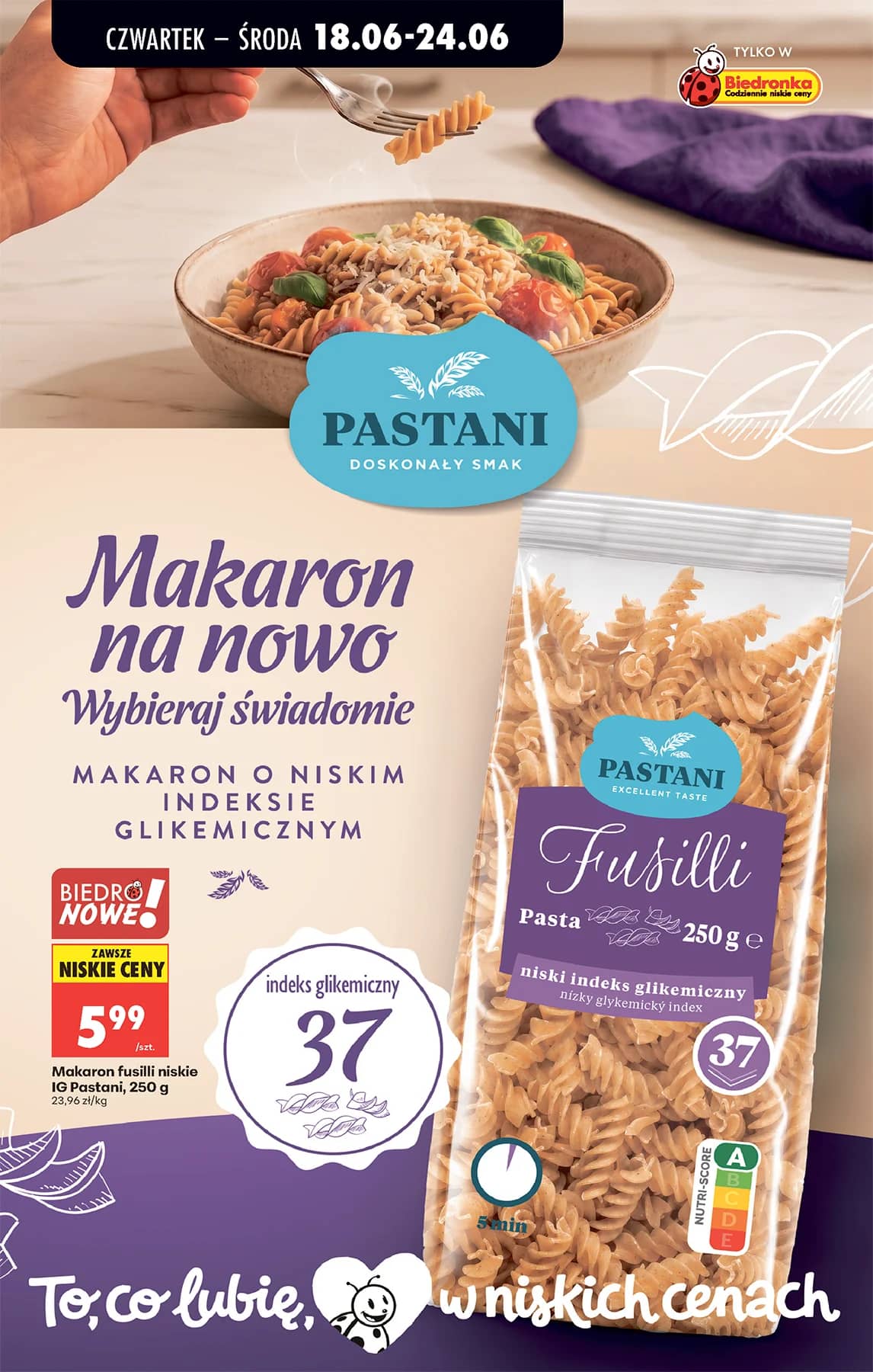 Biedronka - Codziennie niskie ceny P - oferta od 18.06 58 puslapis